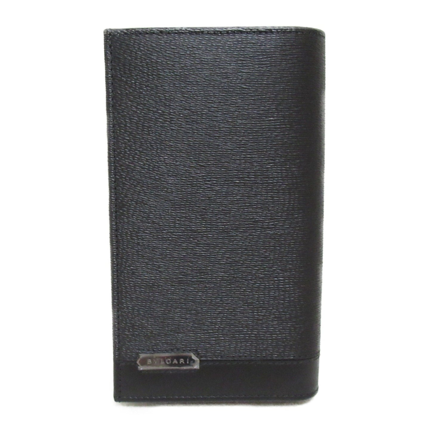 Bulgari, Black, Leather, wallet