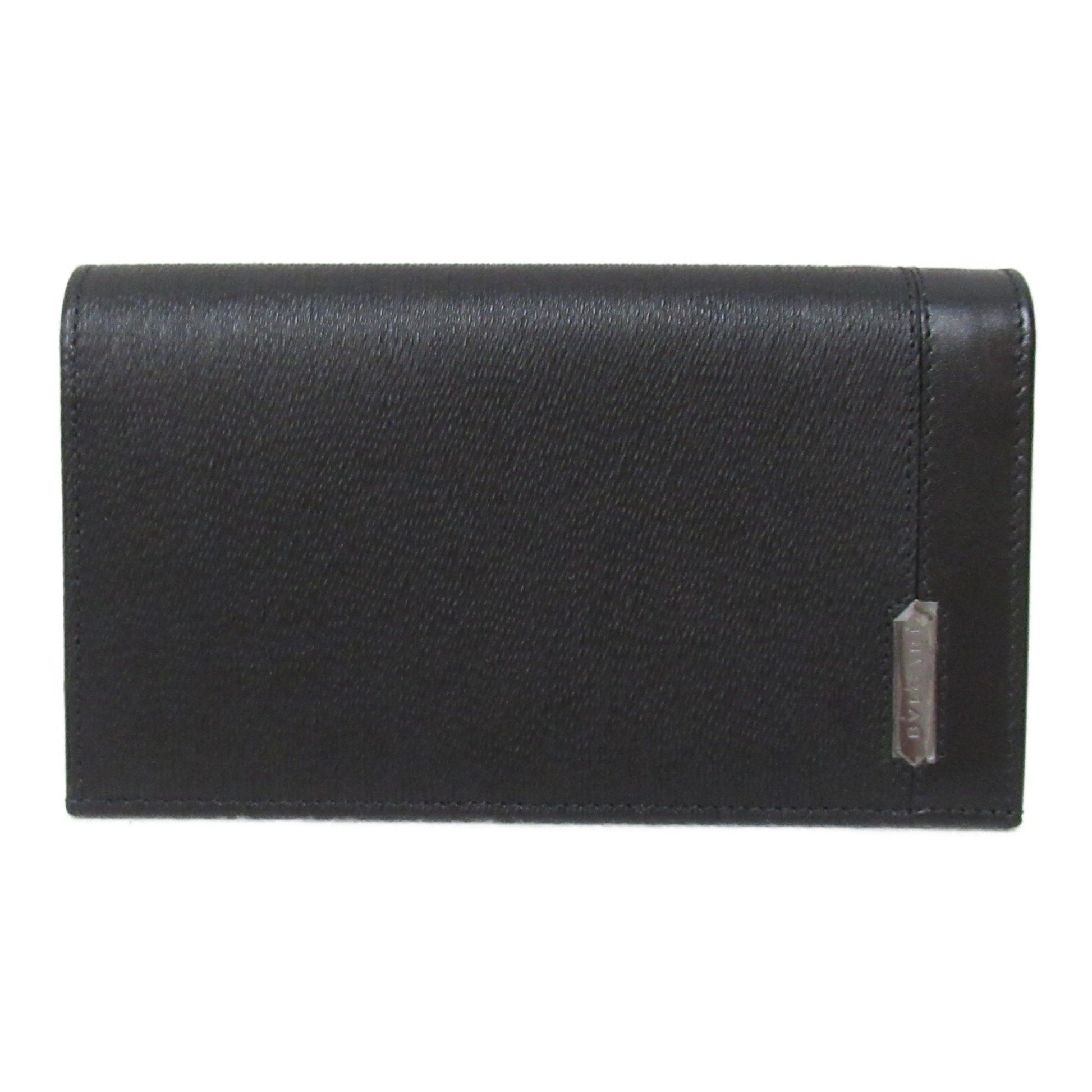 Bulgari, Black, Leather, wallet