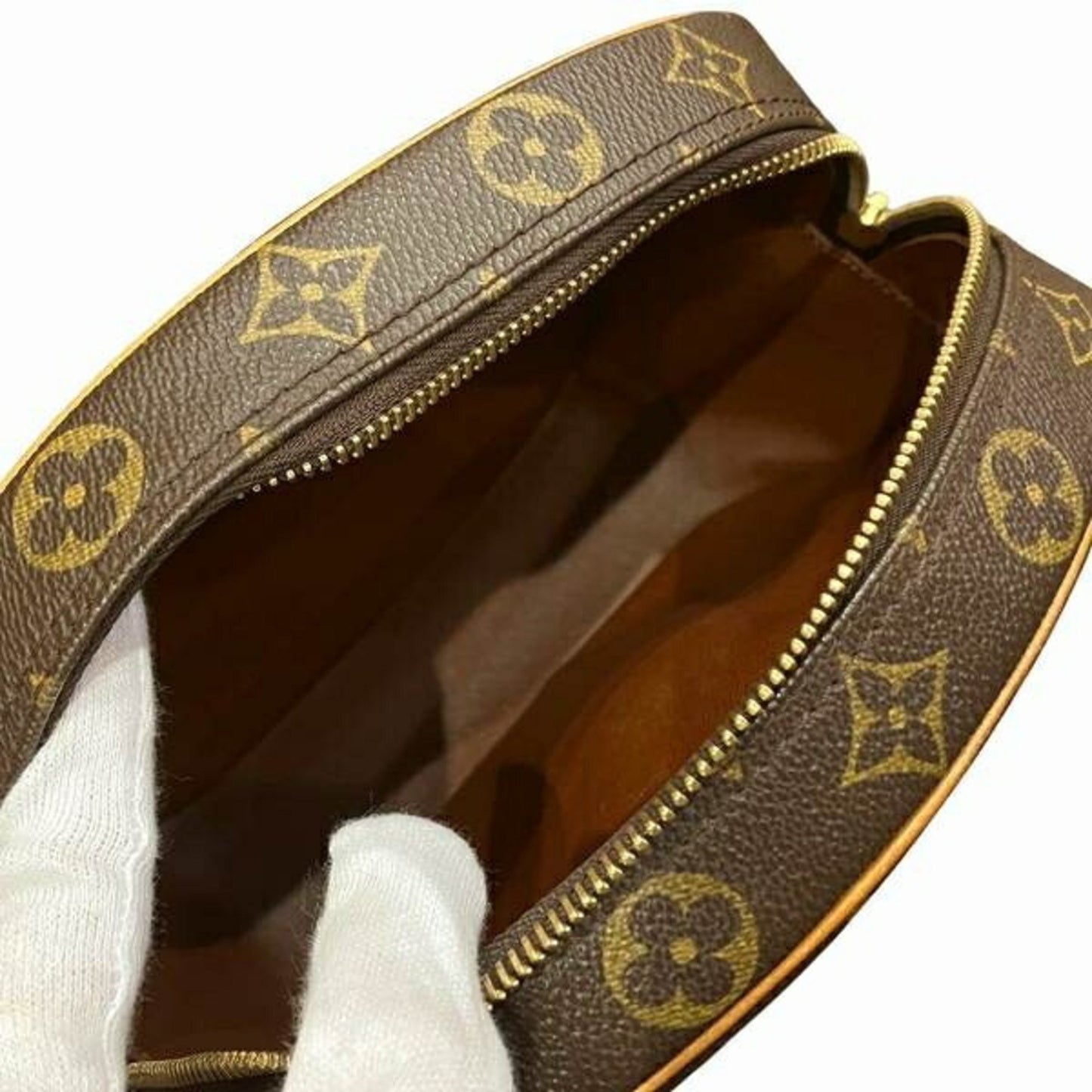 Louis Vuitton Blois, Brown, Canvas, shoulder