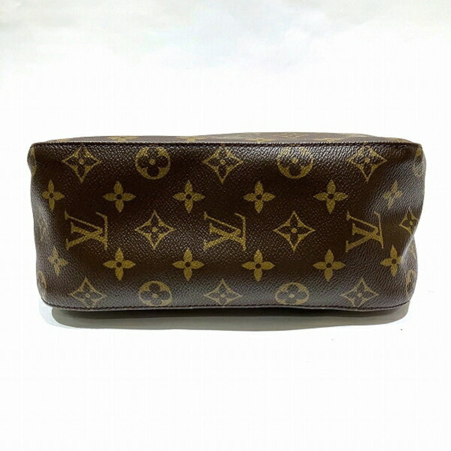 Louis Vuitton Looping MM, Brown, Canvas, shoulder