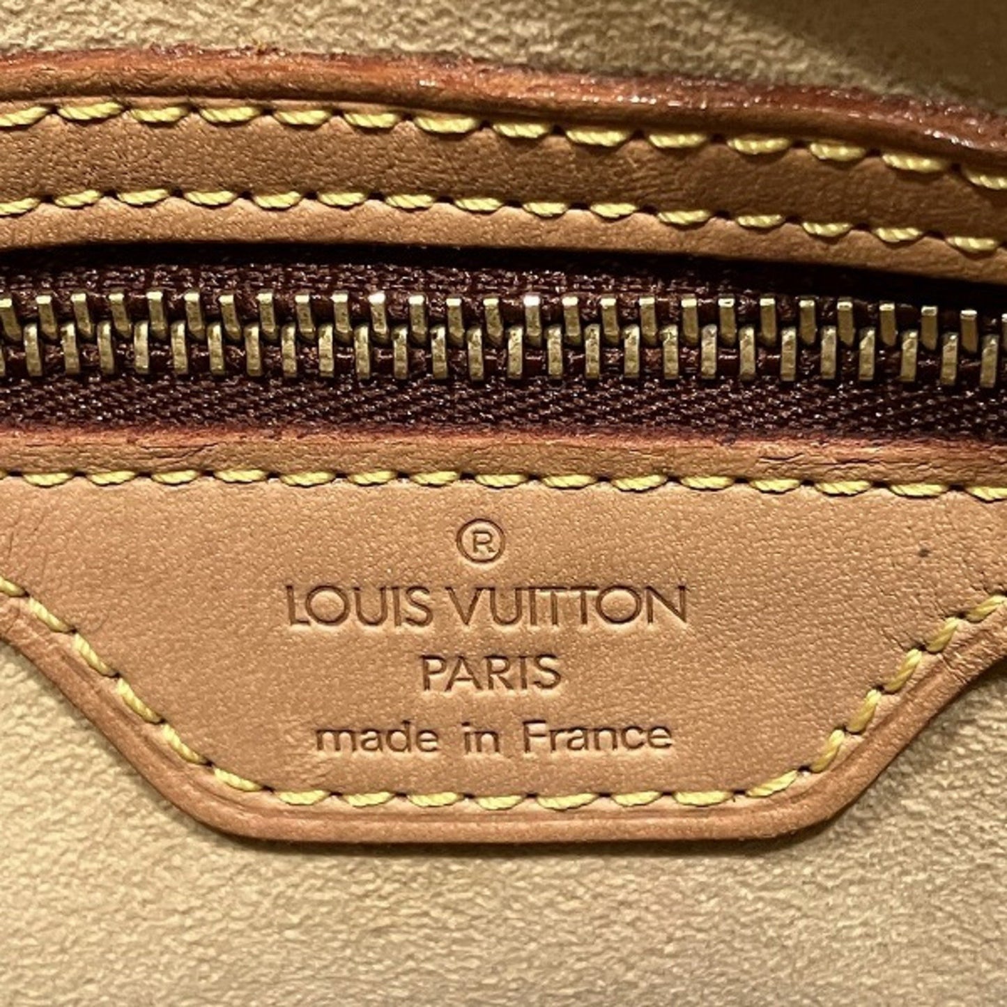 Louis Vuitton Looping MM, Brown, Canvas, shoulder