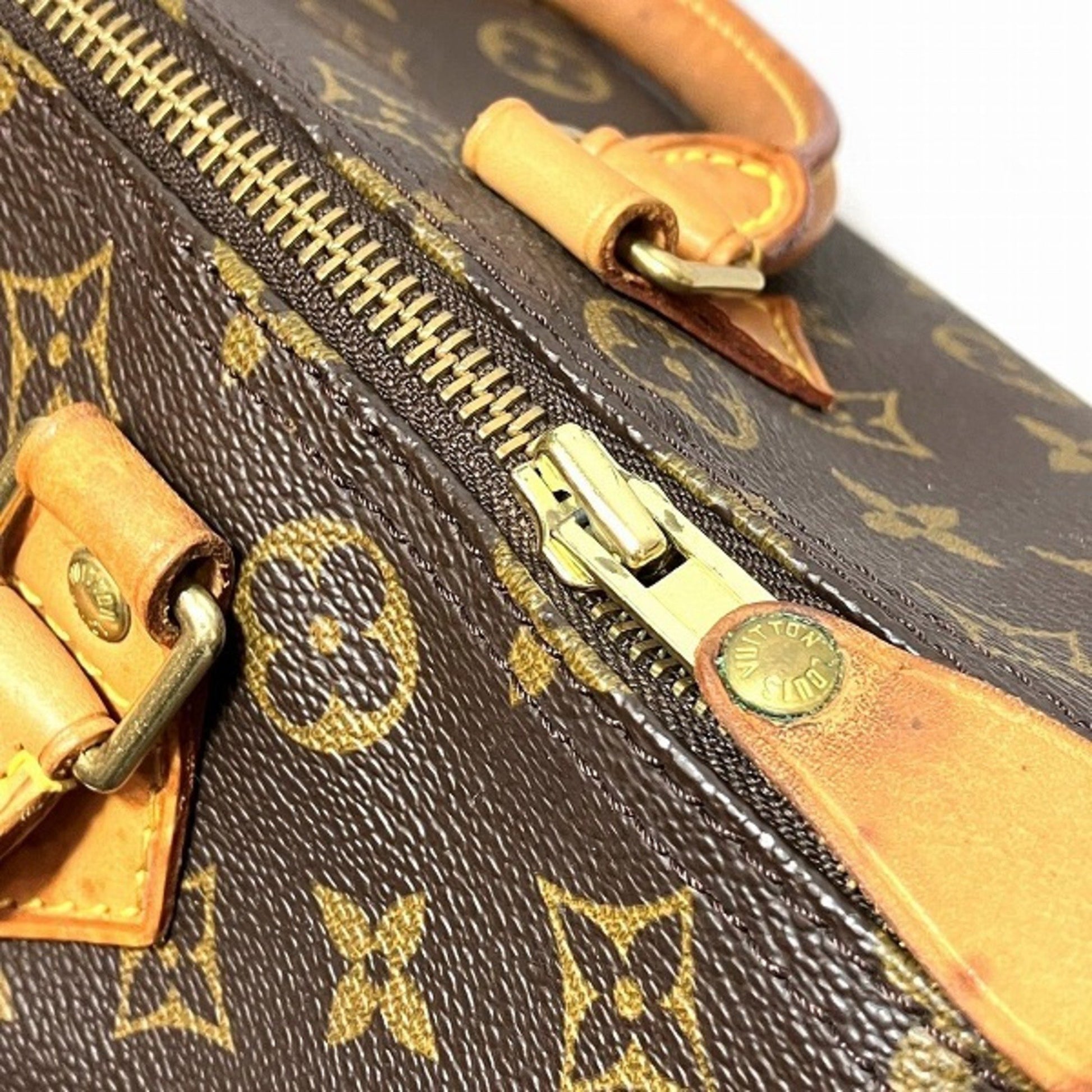 Louis Vuitton Speedy 30, Brown, Canvas, handbag