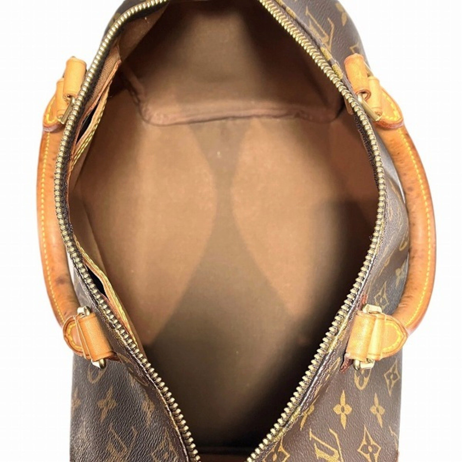 Louis Vuitton Speedy 30, Brown, Canvas, handbag