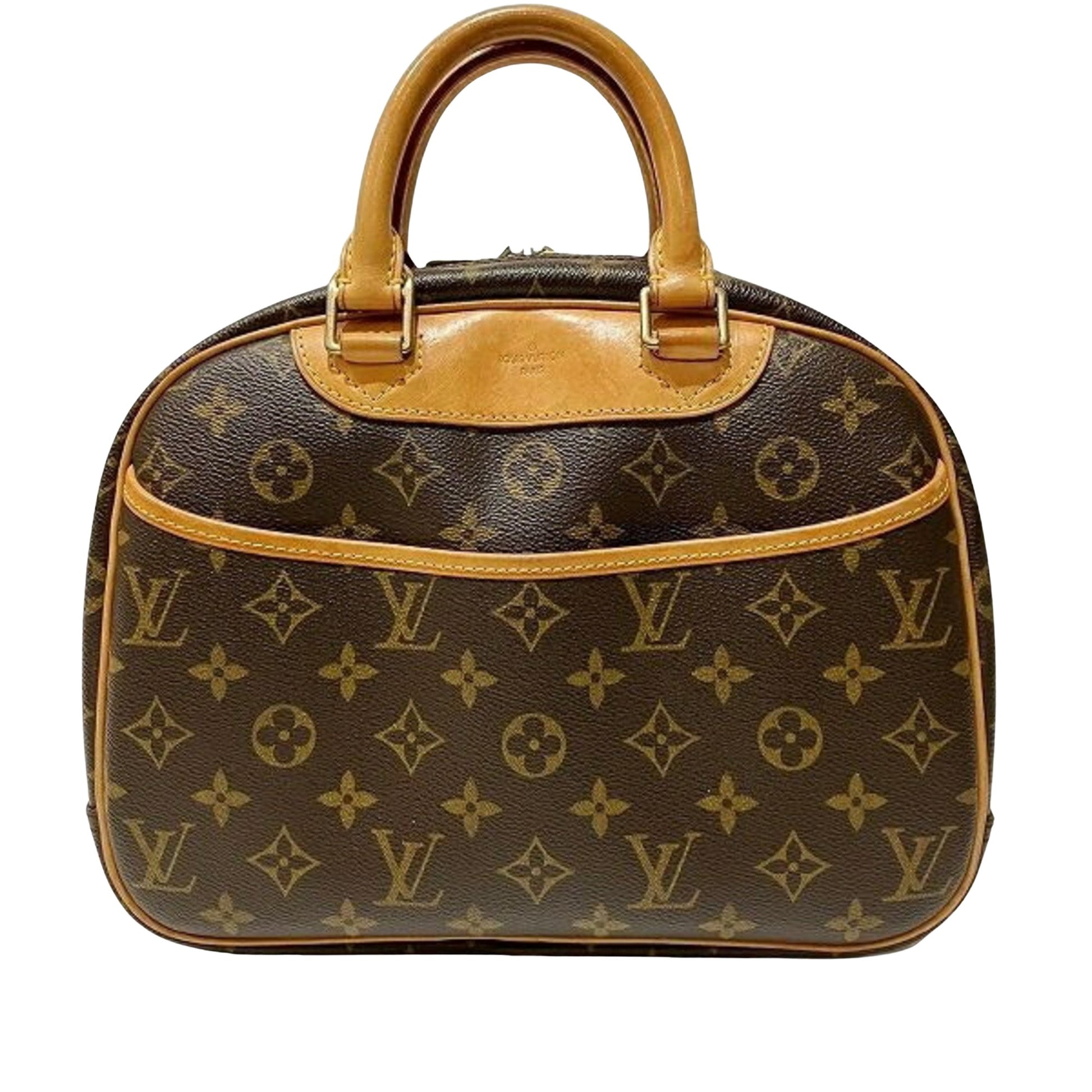 Louis Vuitton Trouville, Brown, Canvas, handbag