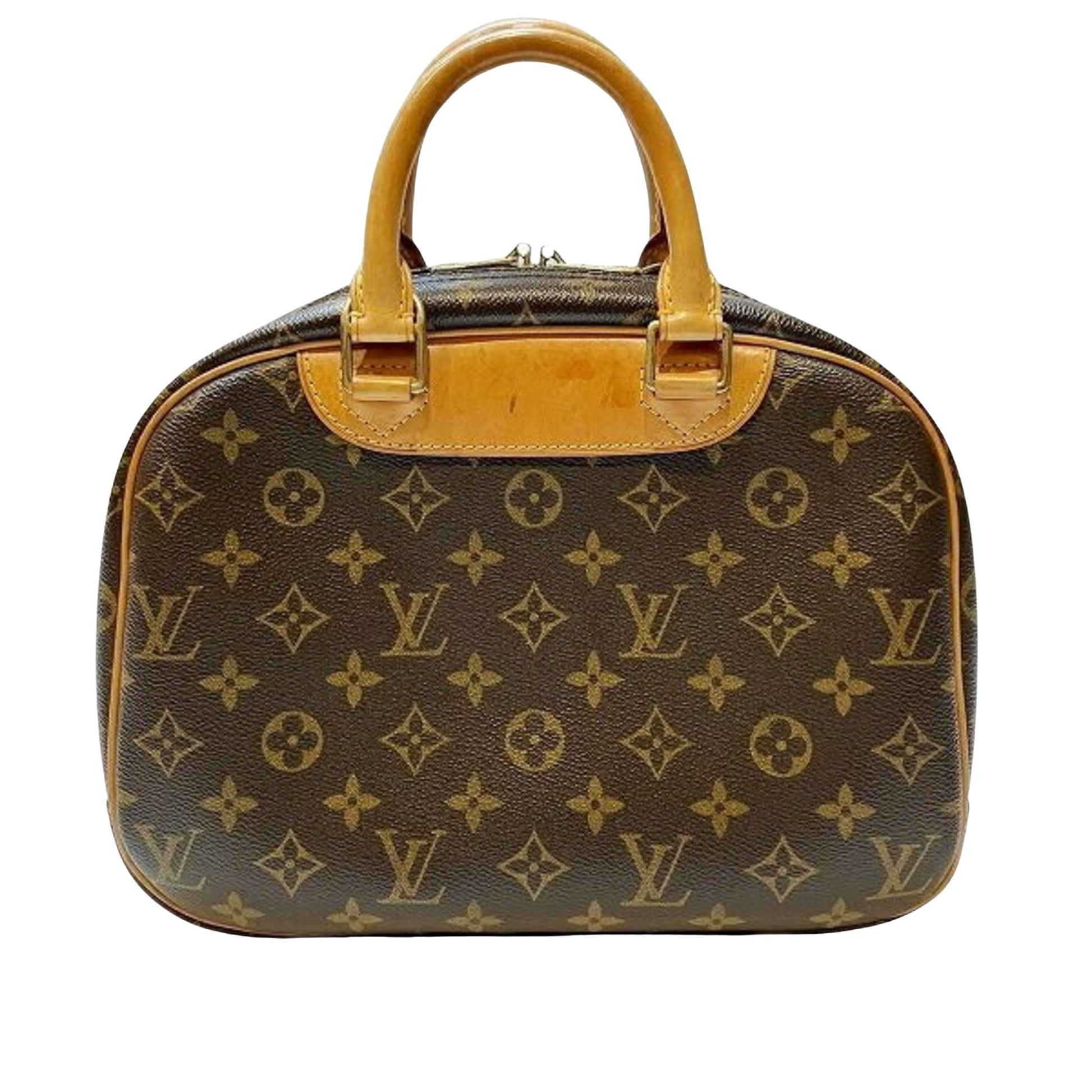 Louis Vuitton Trouville, Brown, Canvas, handbag