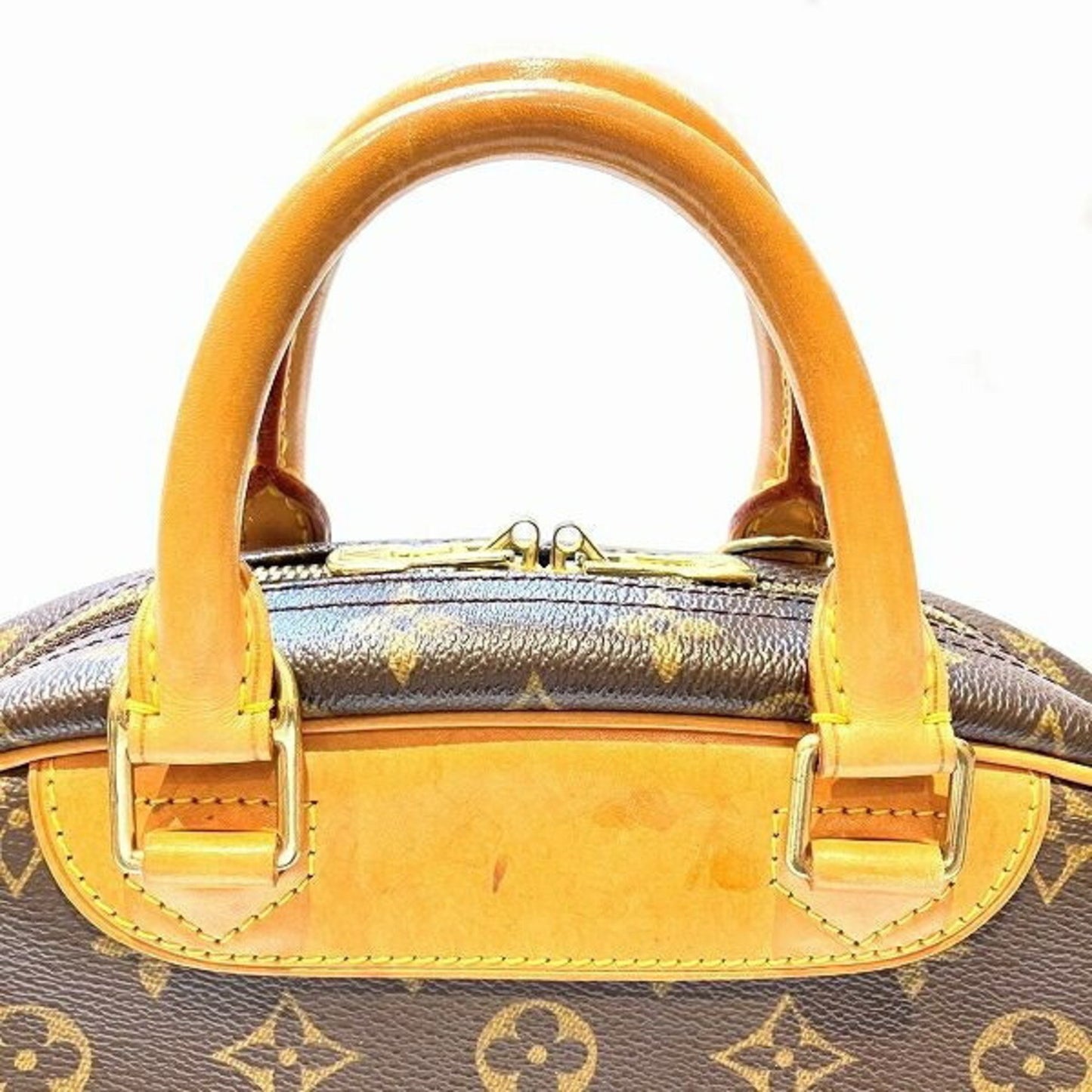 Louis Vuitton Trouville, Brown, Canvas, handbag