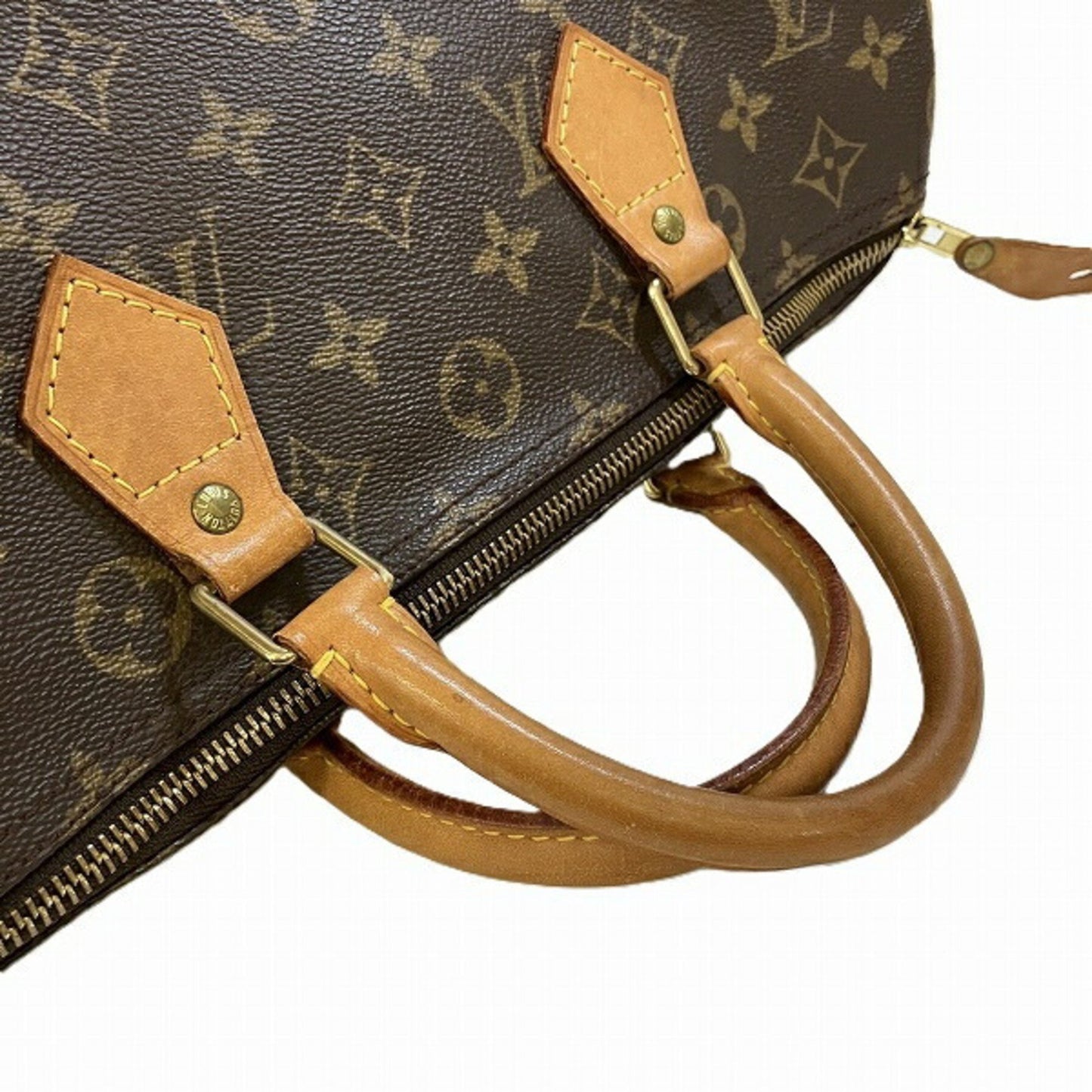 Louis Vuitton Speedy 30, Brown, Canvas, handbag