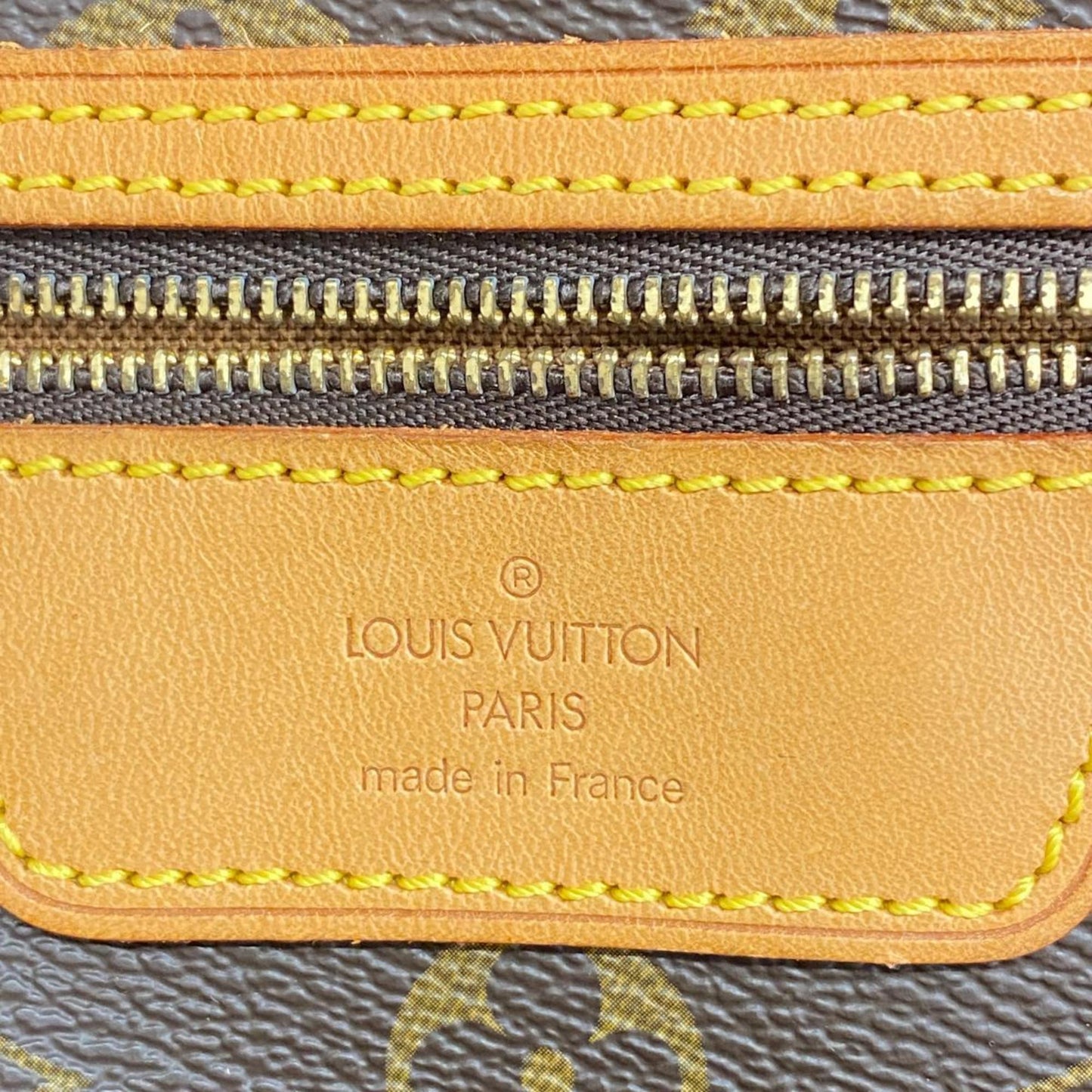 Louis Vuitton Shopping, Brown, Canvas, shoulder