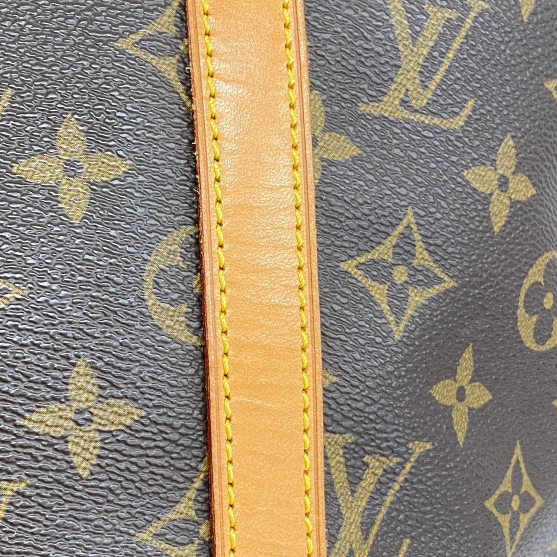 Louis Vuitton Shopping, Brown, Canvas, shoulder