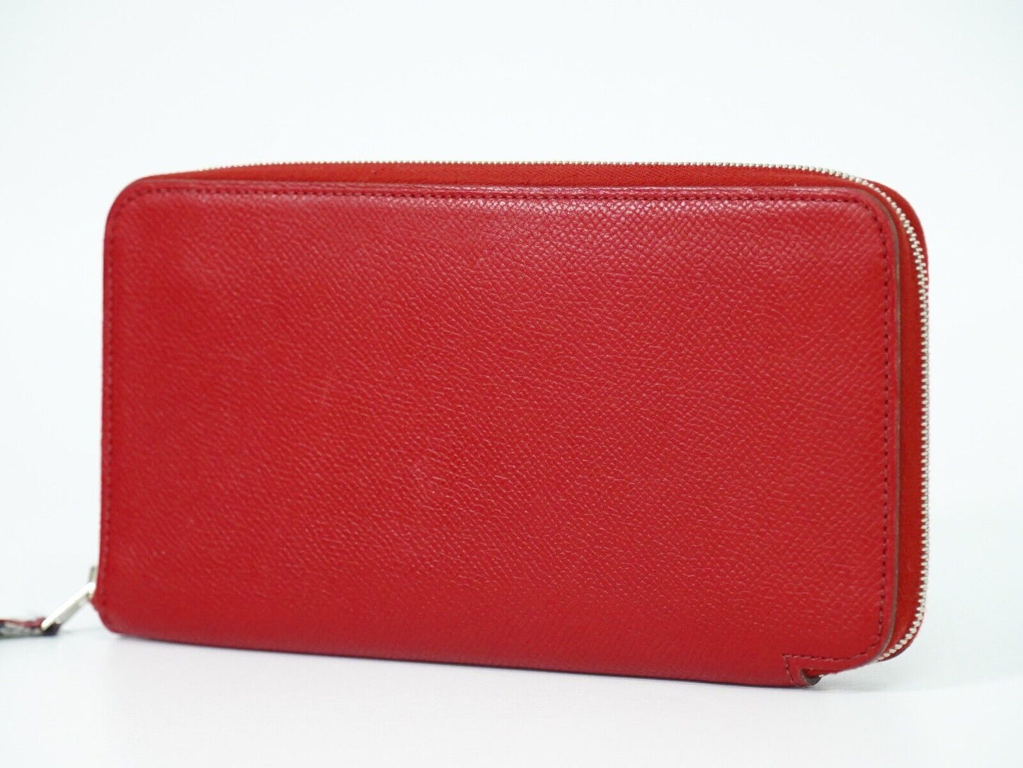 Hermès Silk'In, Red, Leather, wallet