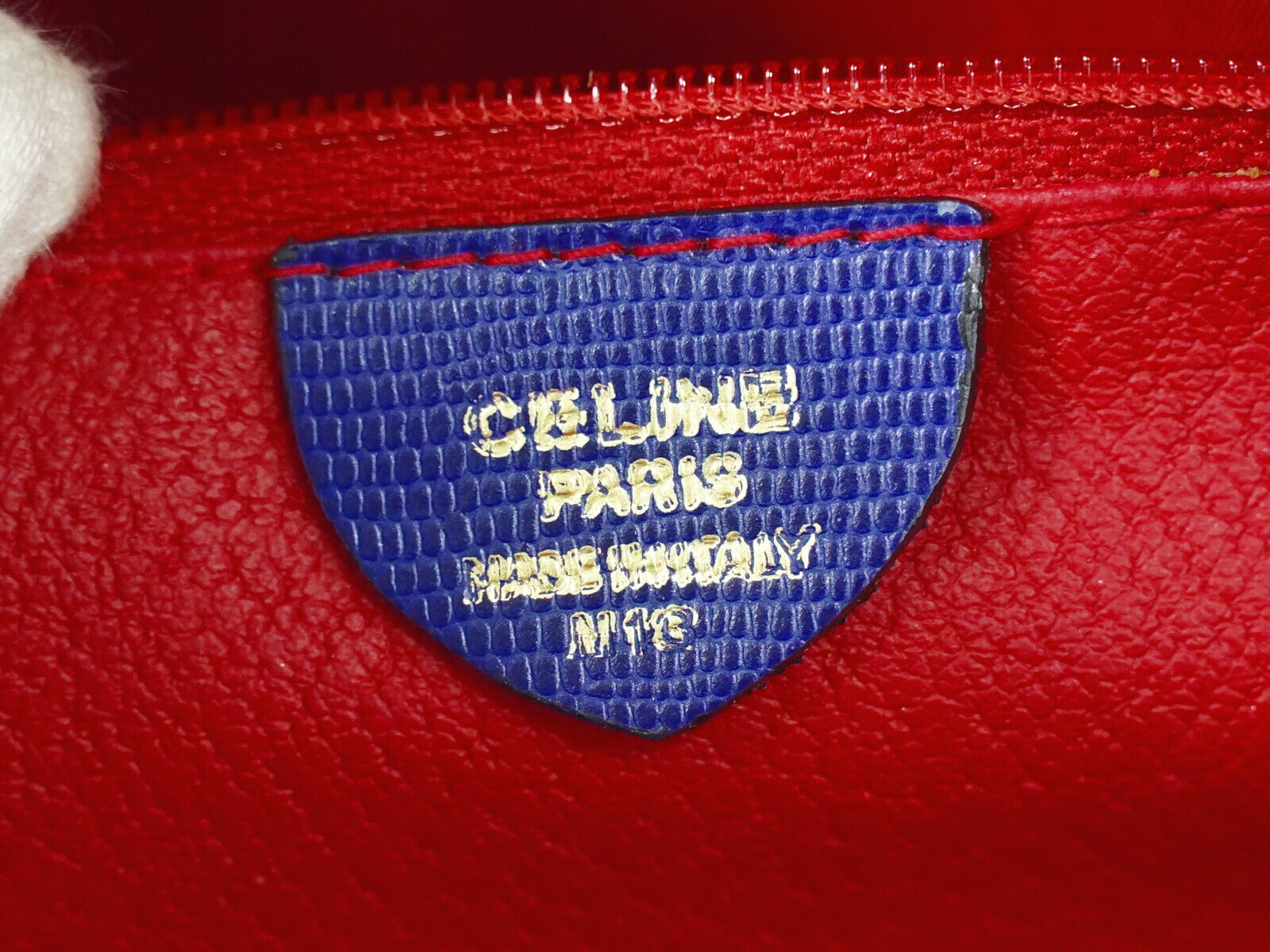 Céline, Blue, Leather, handbag