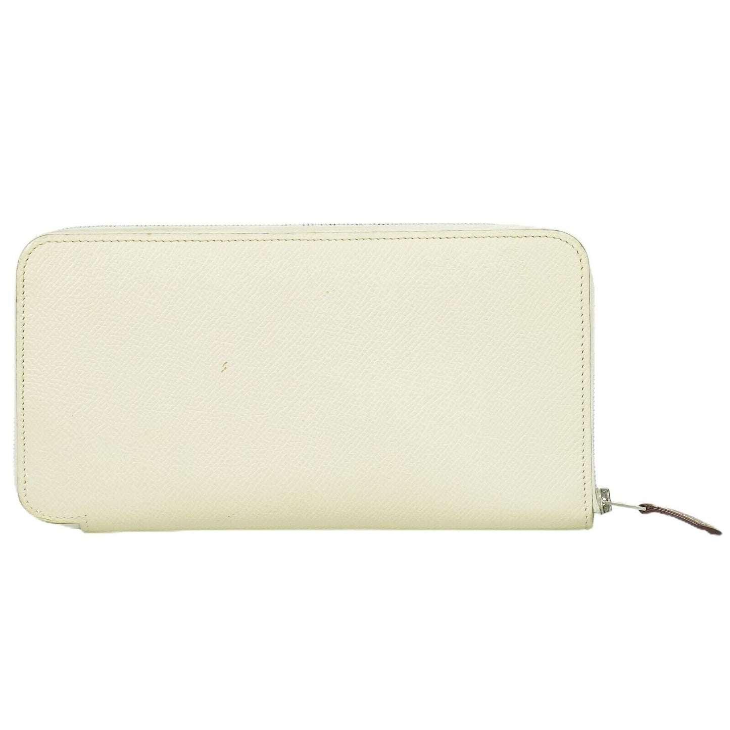 Hermès Silk'In, White, Leather, wallet