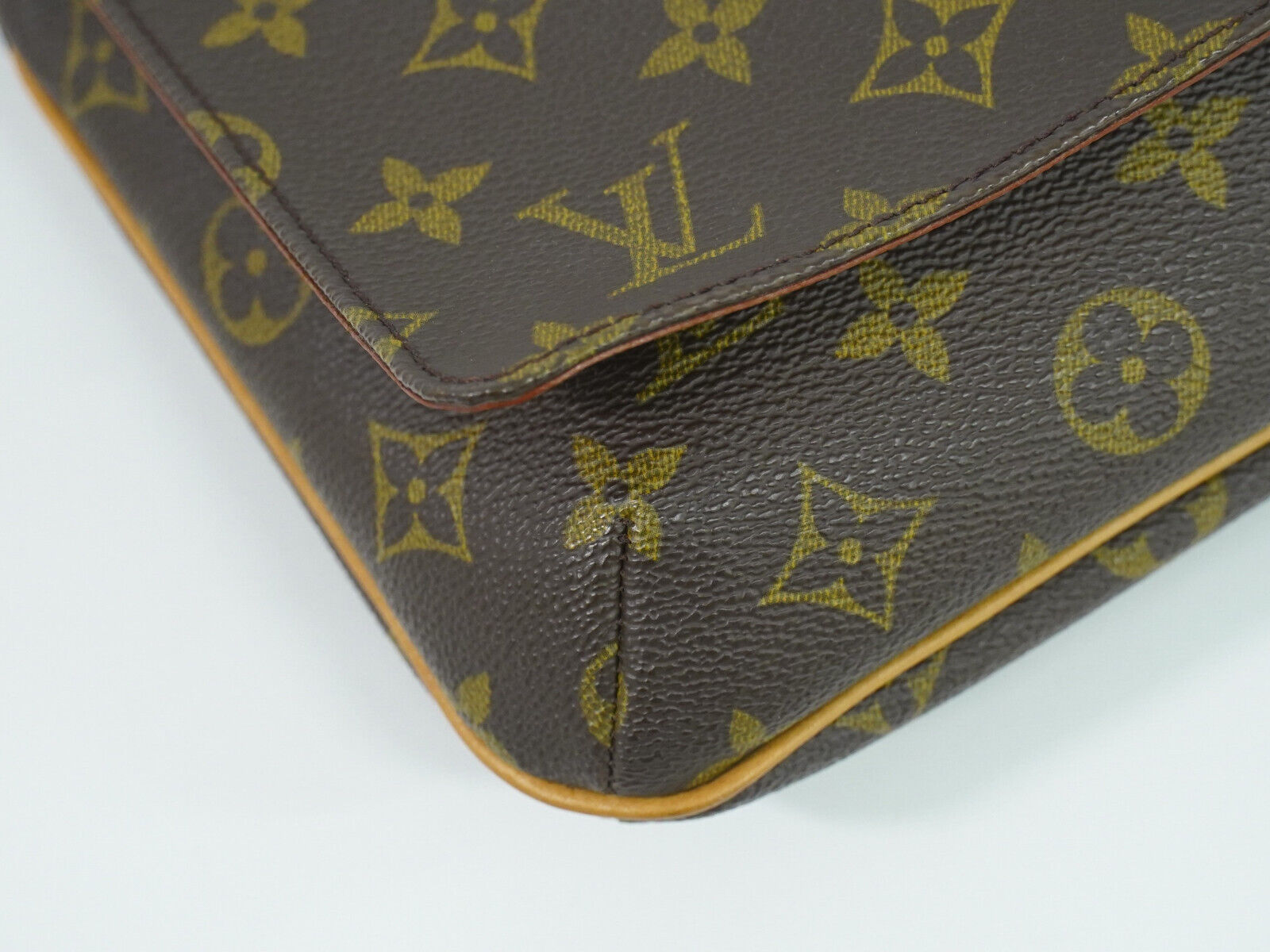 Louis Vuitton Musette Tango, Brown, Canvas, shoulder