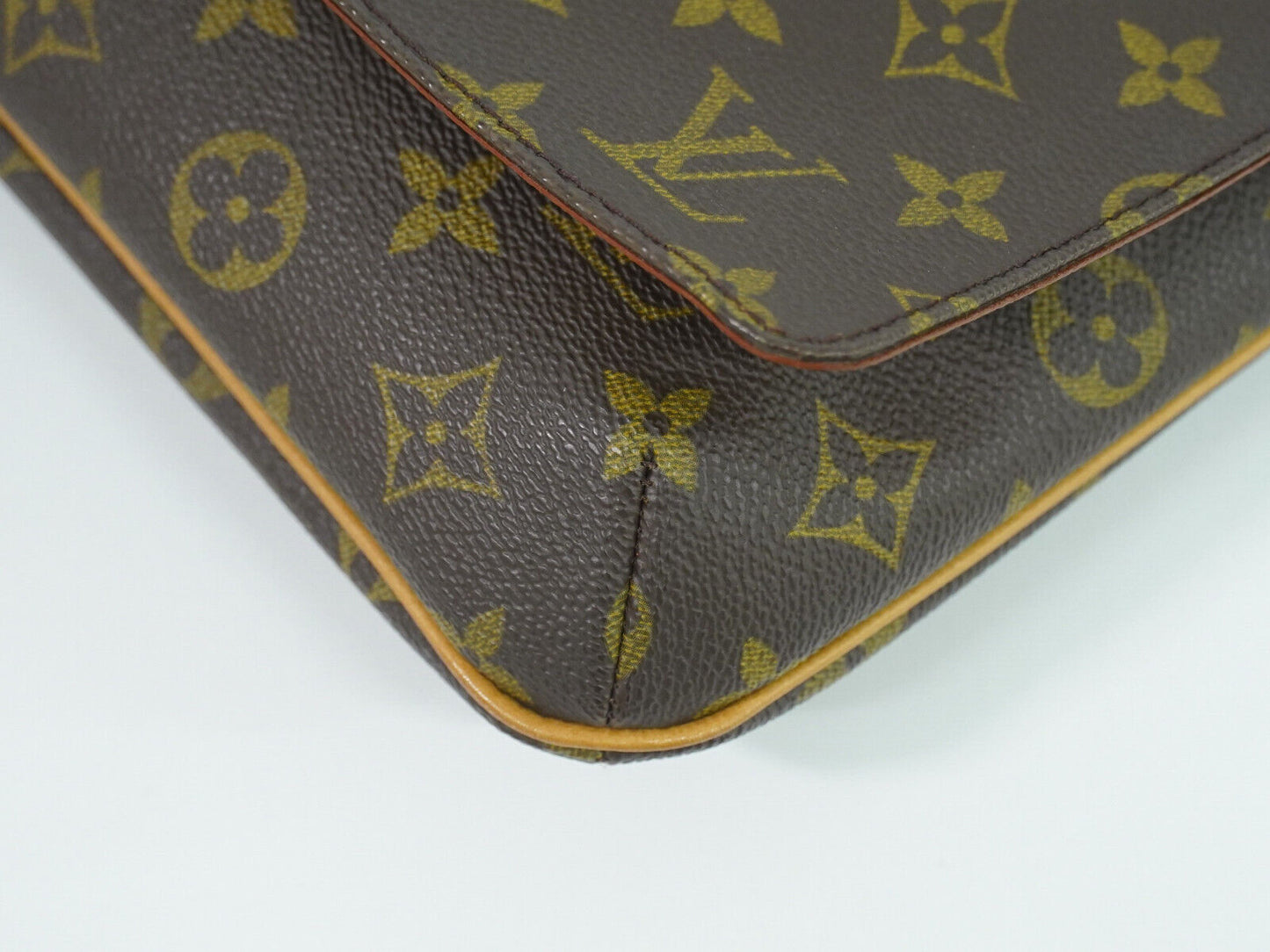 Louis Vuitton Musette Tango, Brown, Canvas, shoulder