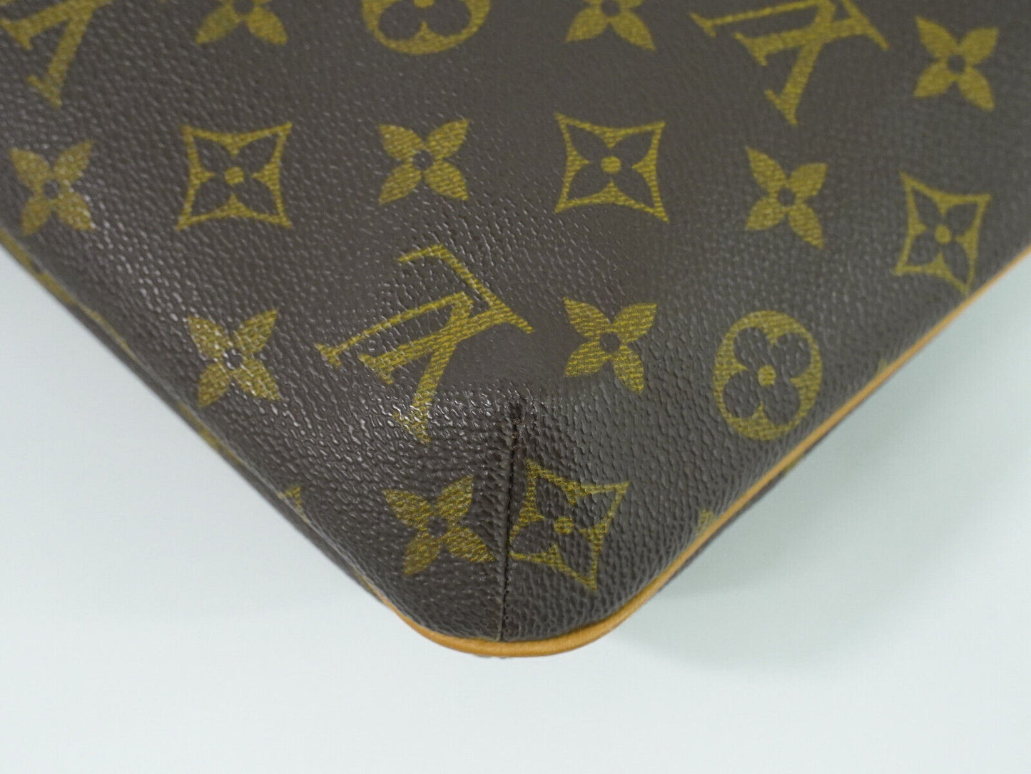 Louis Vuitton Musette Tango, Brown, Canvas, shoulder