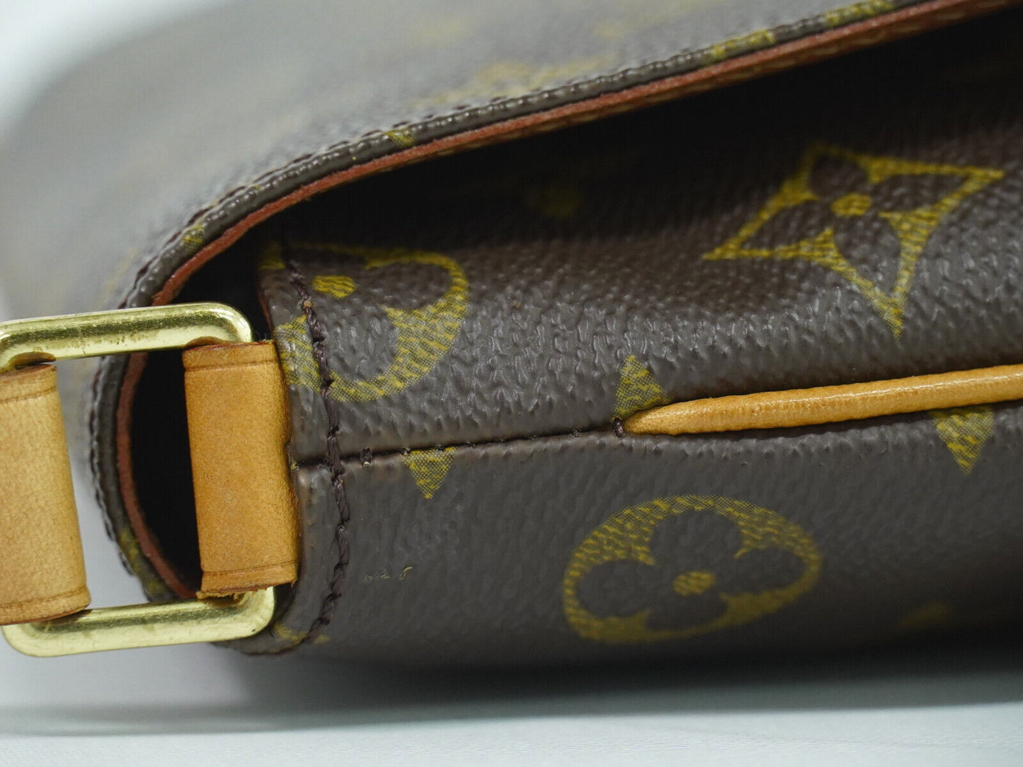 Louis Vuitton Musette Tango, Brown, Canvas, shoulder