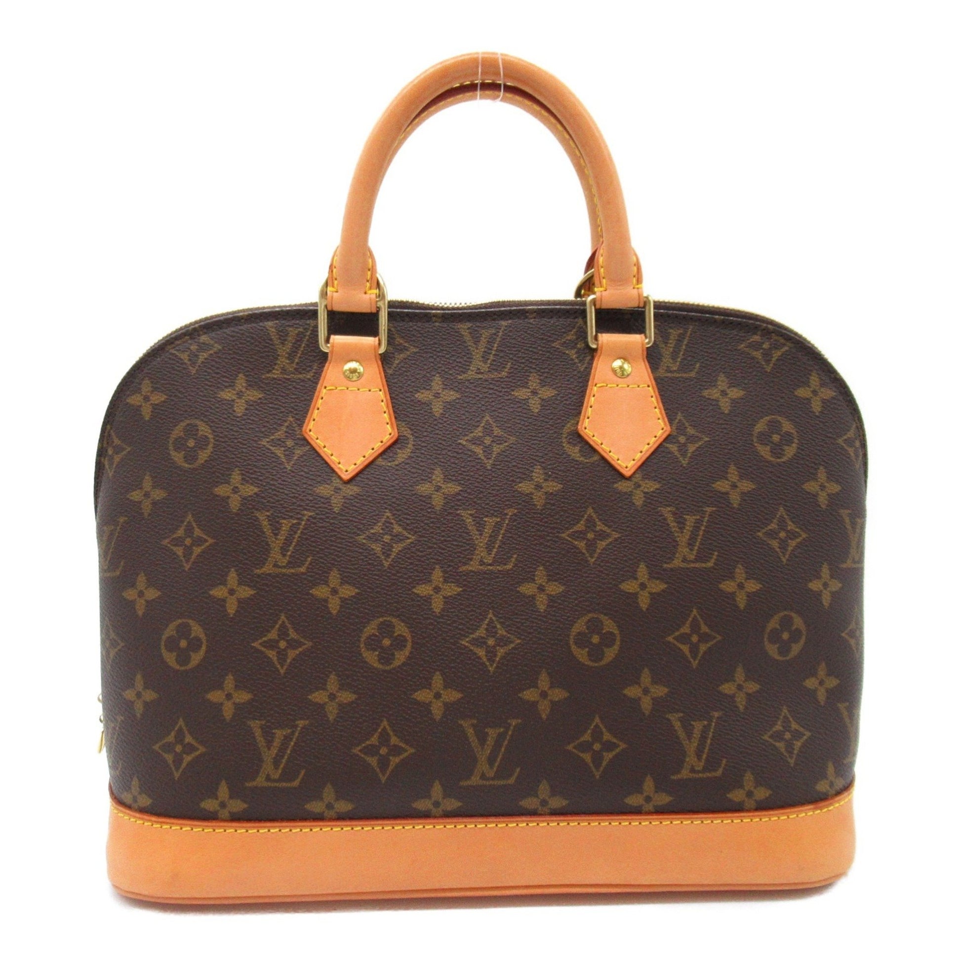 Louis Vuitton Alma, Brown, Canvas, handbag