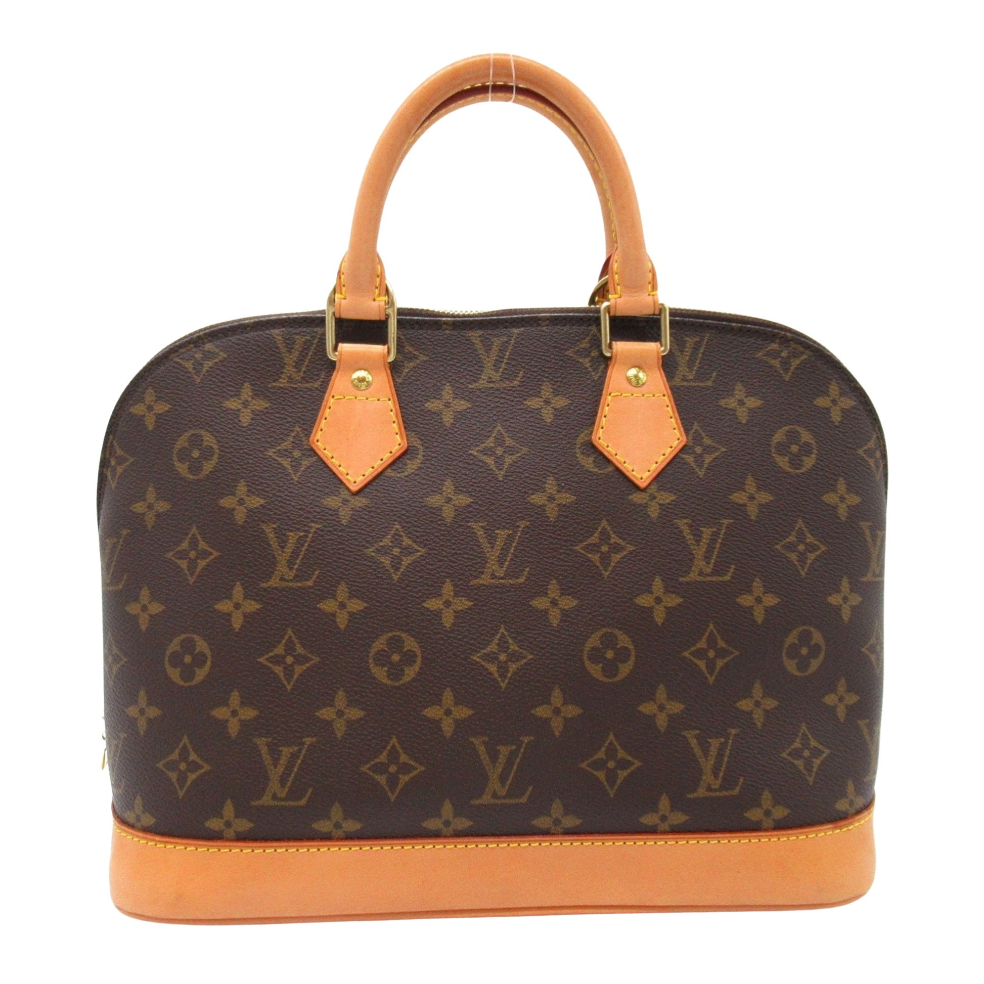 Louis Vuitton Alma, Brown, Canvas, handbag