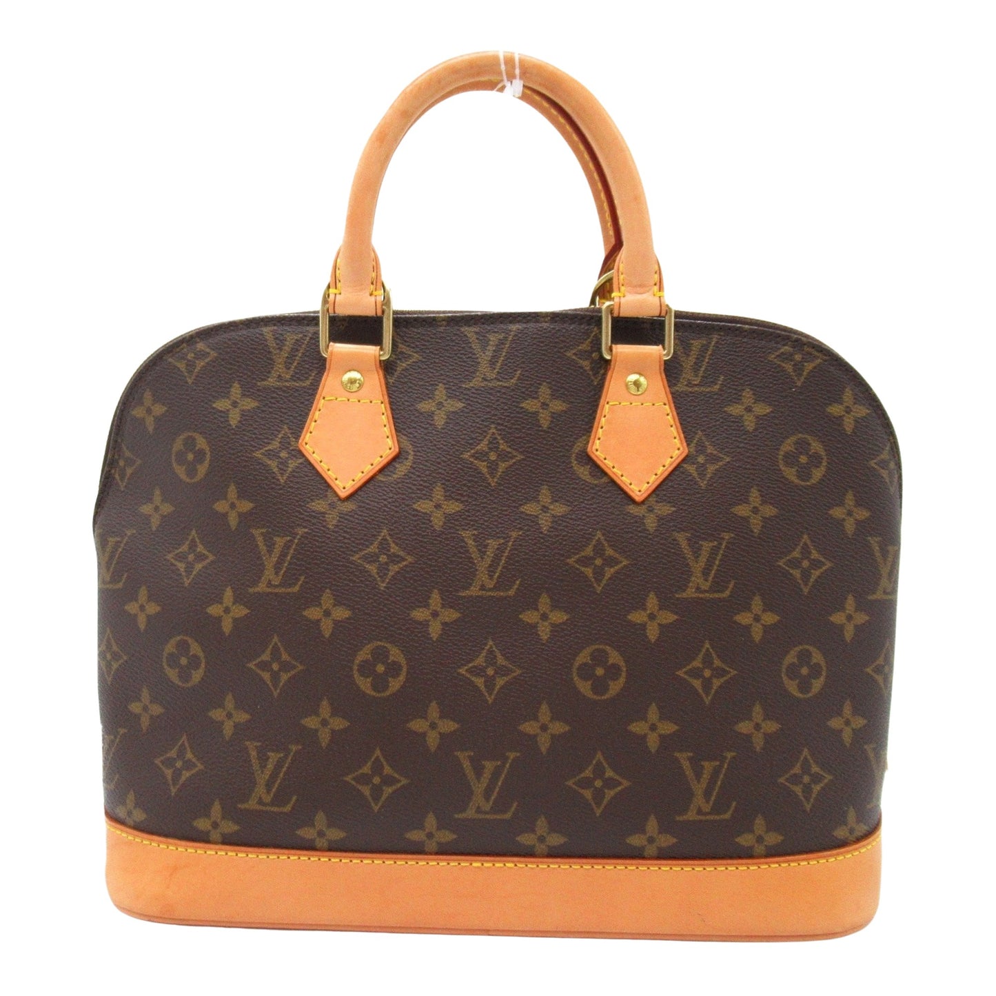 Louis Vuitton Alma, Brown, Canvas, handbag