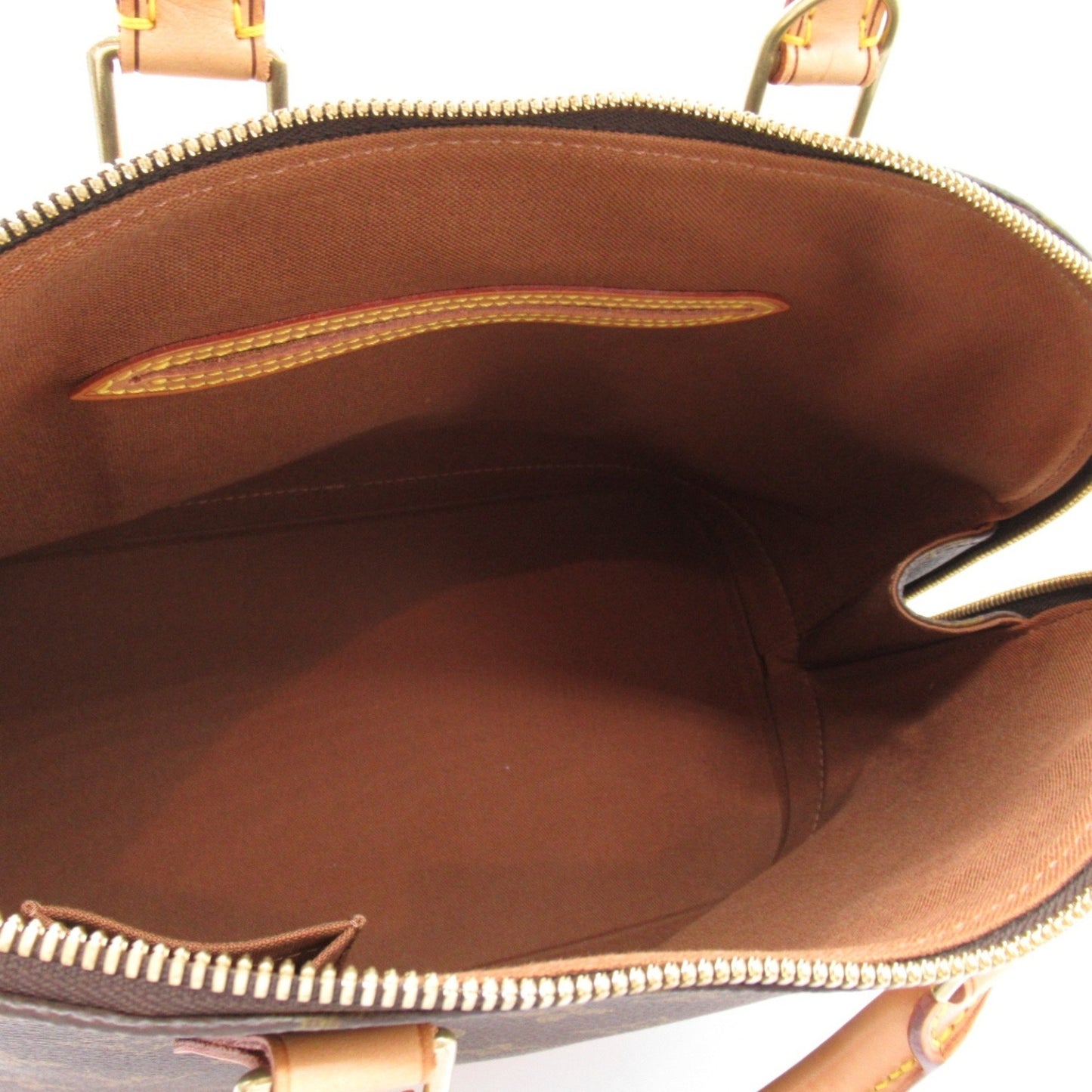 Louis Vuitton Alma, Brown, Canvas, handbag