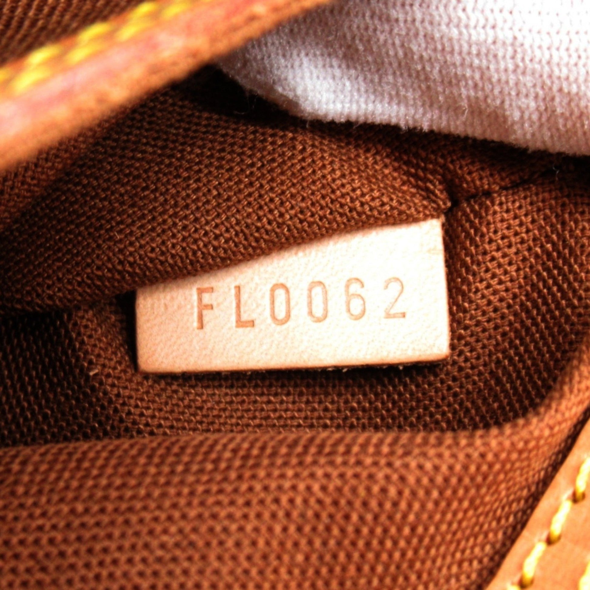 Louis Vuitton Alma, Brown, Canvas, handbag