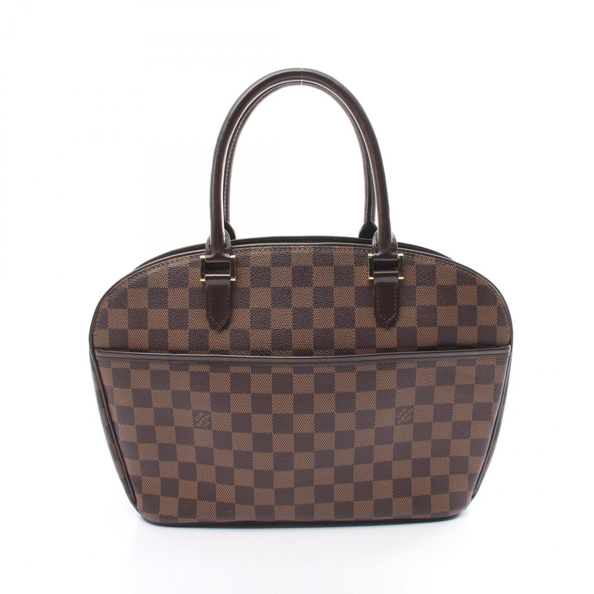 Louis Vuitton Saria, Brown, Canvas, handbag