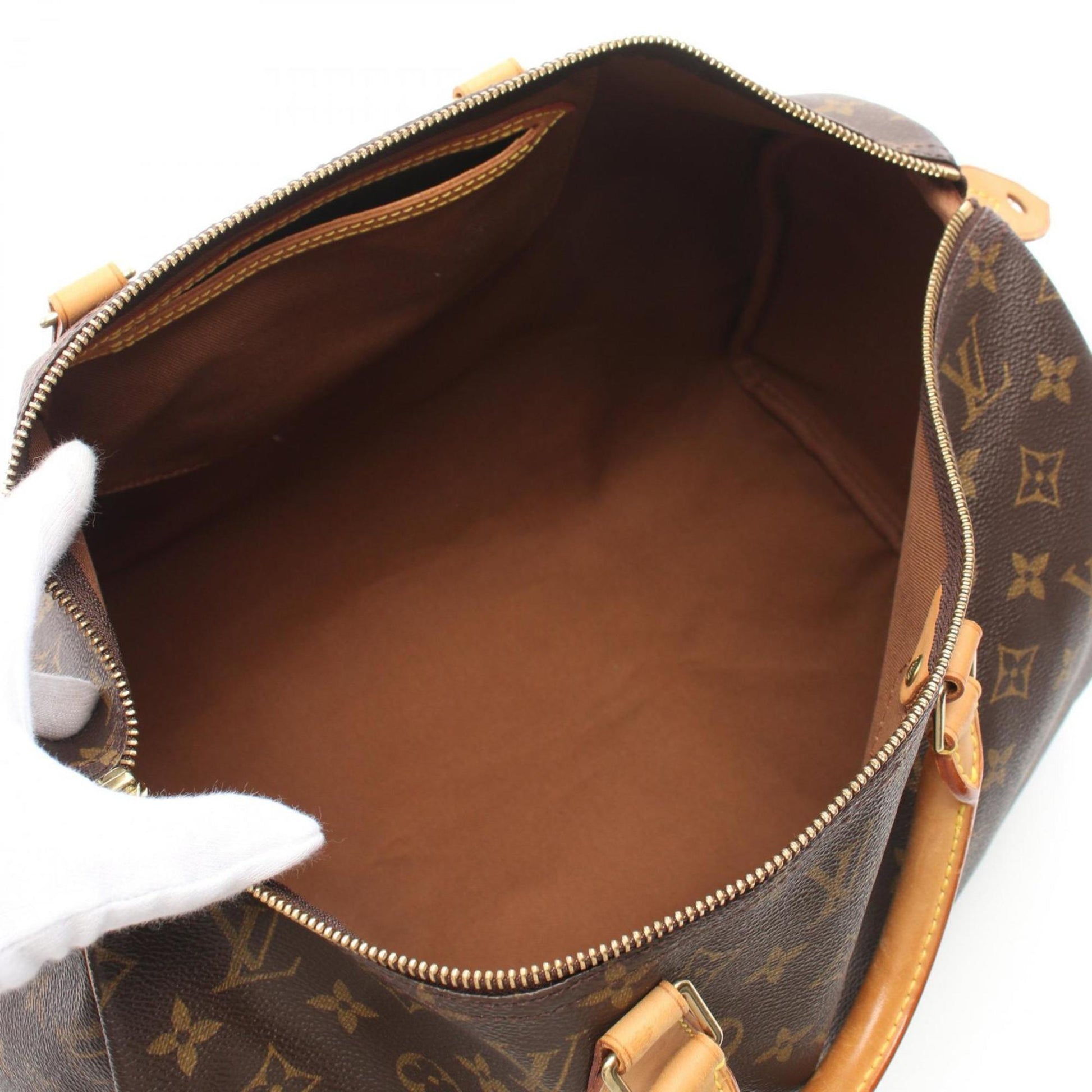 Louis Vuitton Speedy 40, Brown, Canvas, handbag