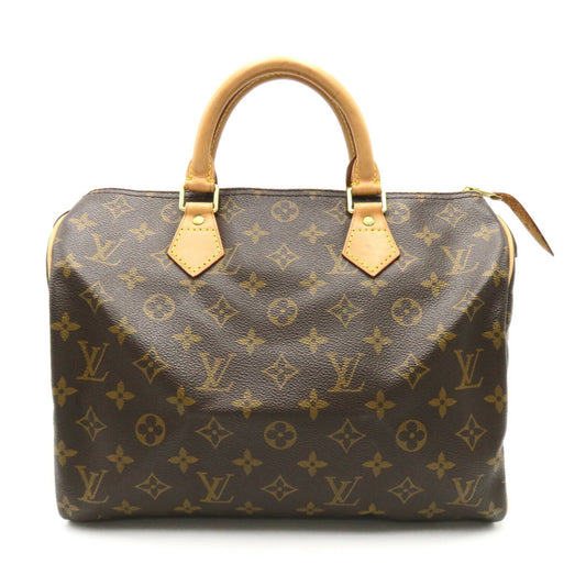 Louis Vuitton Speedy 30, Brown, Canvas, handbag