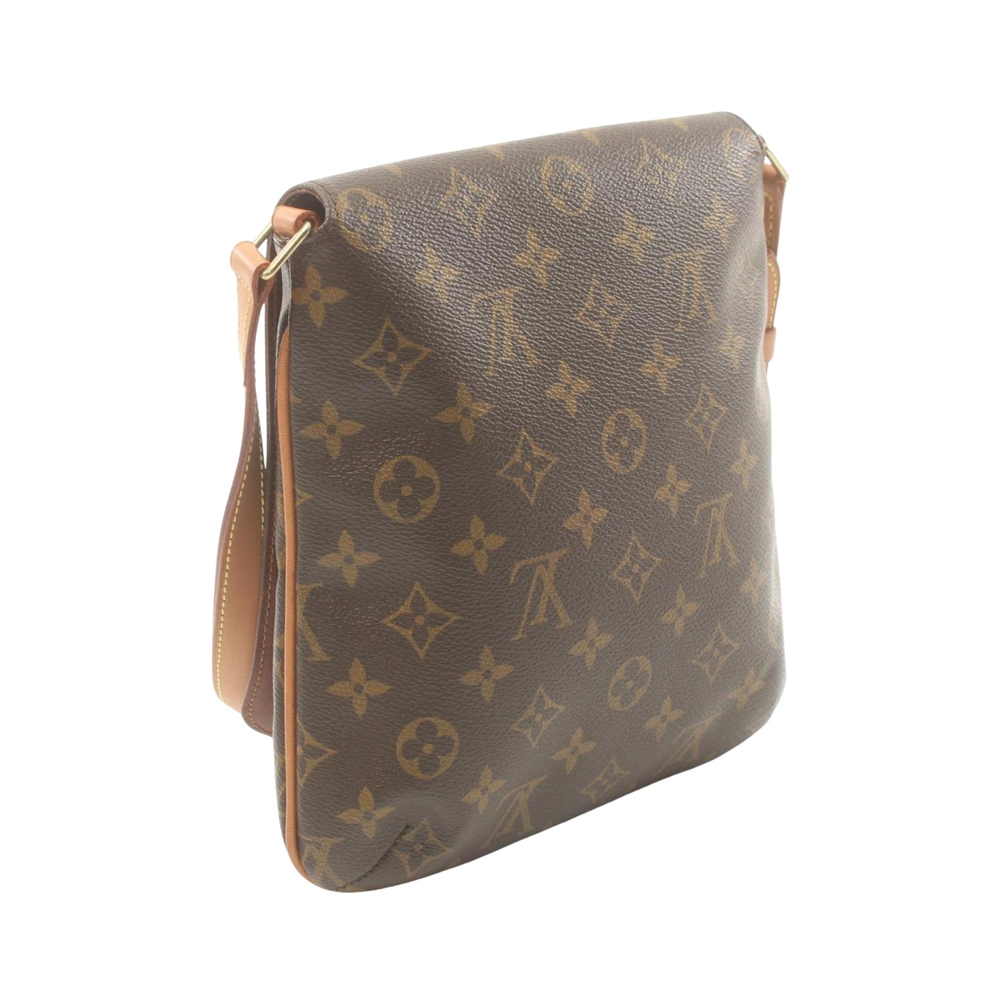 Louis Vuitton Musette Salsa, Brown, Canvas, shoulder