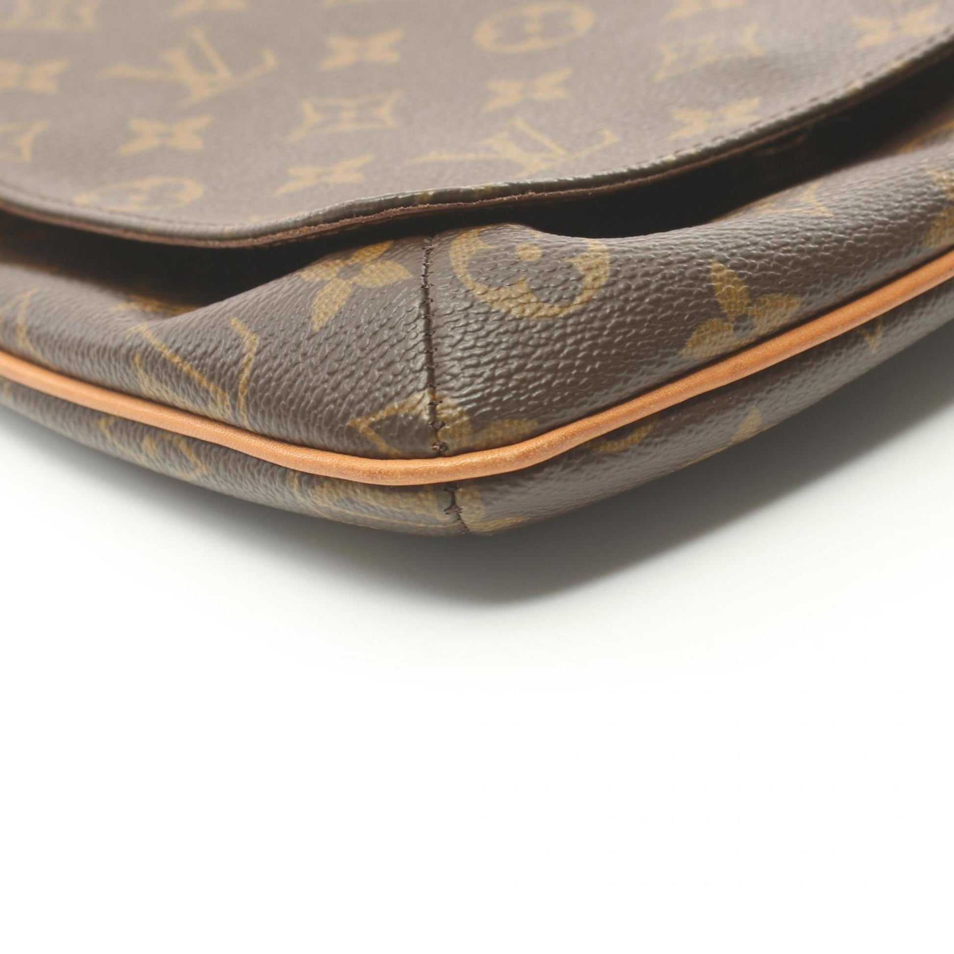 Louis Vuitton Musette Salsa, Brown, Canvas, shoulder