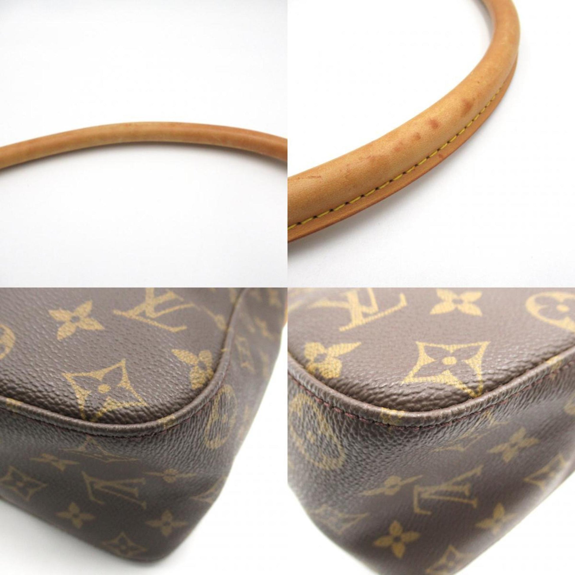 Louis Vuitton Looping GM, Brown, Canvas, shoulder