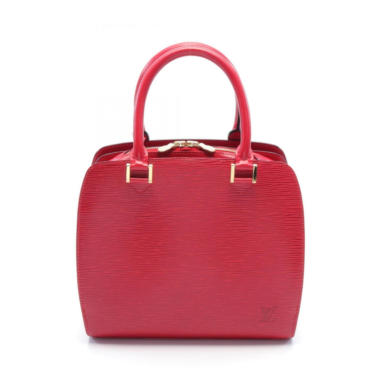 Louis Vuitton Pont Neuf, Red, Leather, handbag