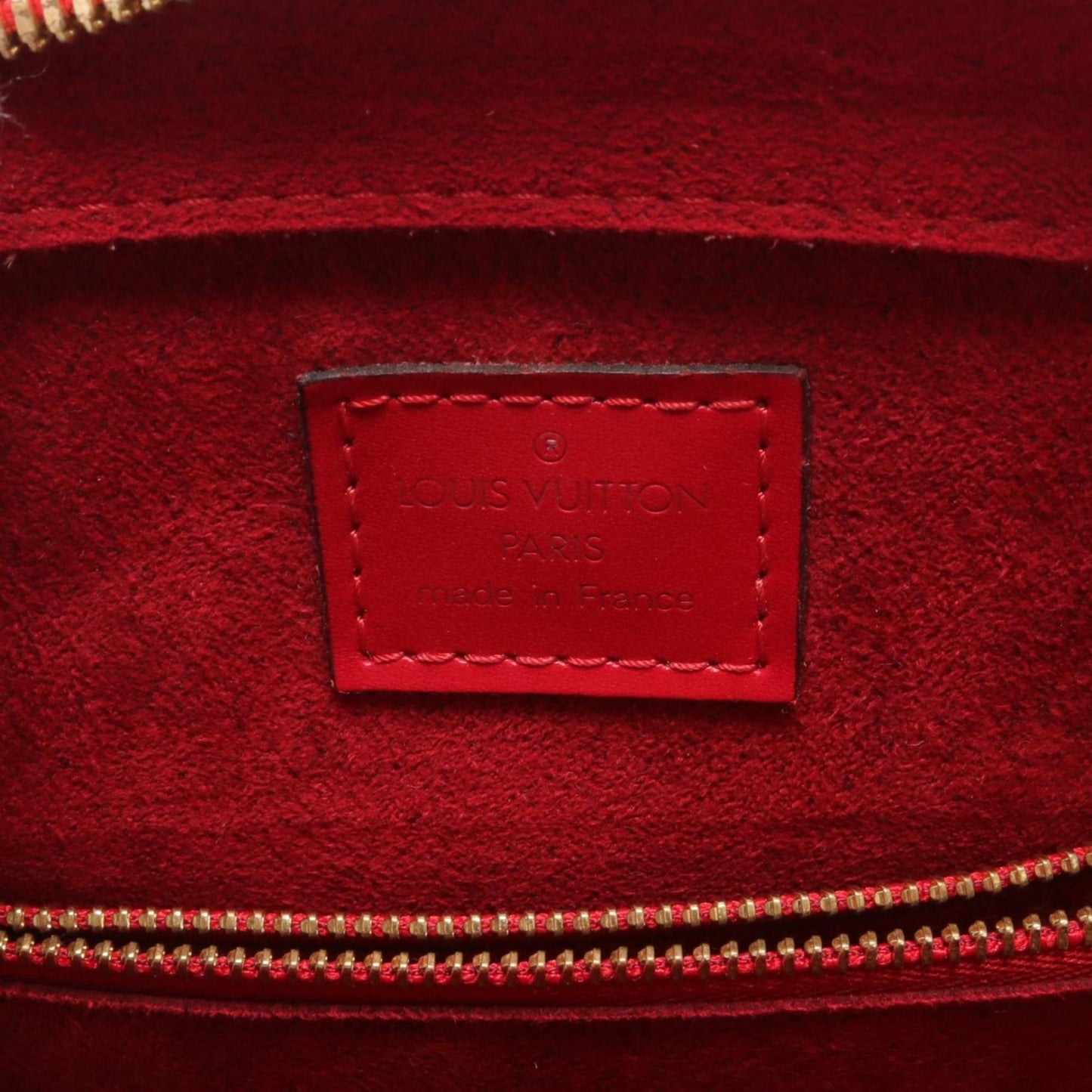 Louis Vuitton Pont Neuf, Red, Leather, handbag