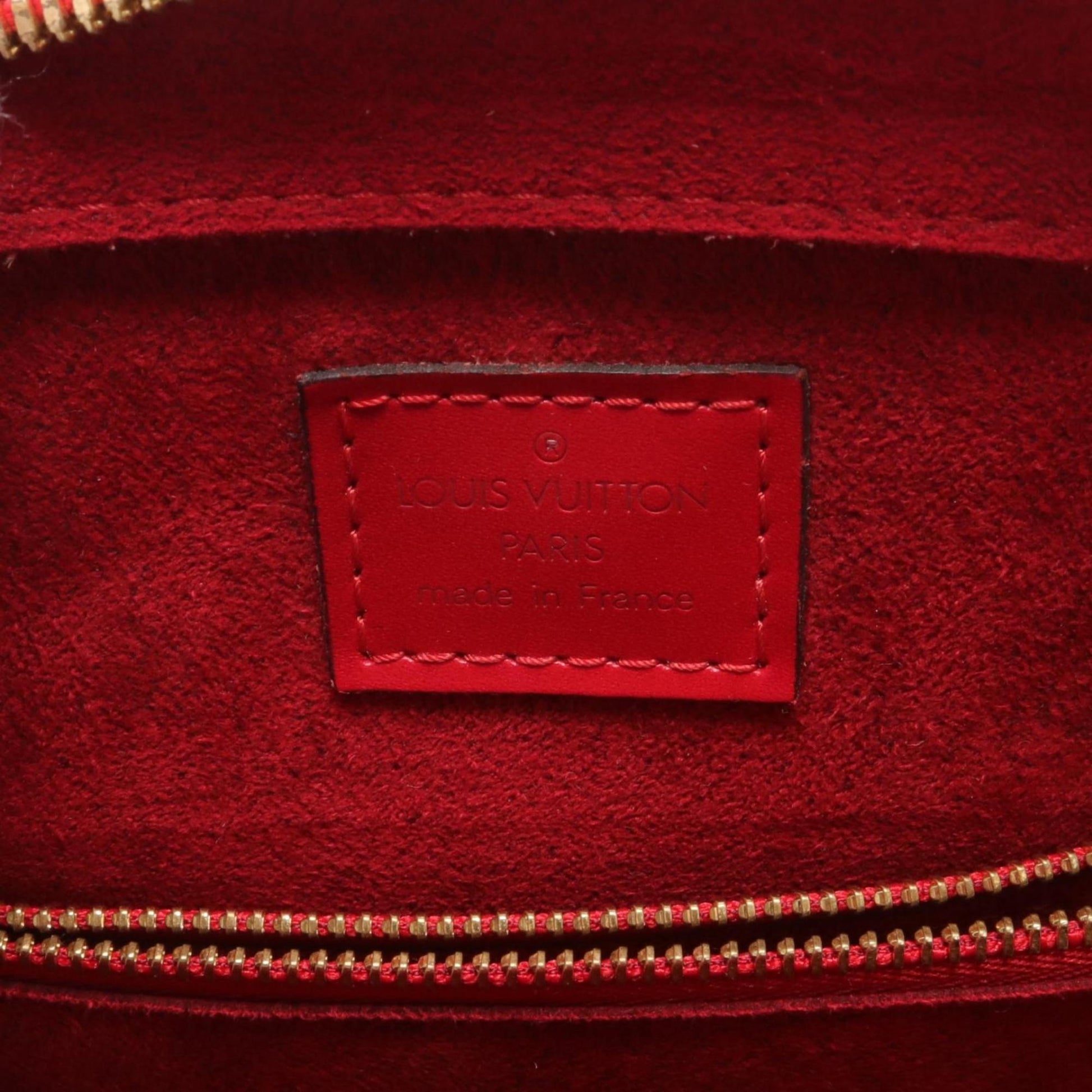 Louis Vuitton Pont Neuf, Red, Leather, handbag