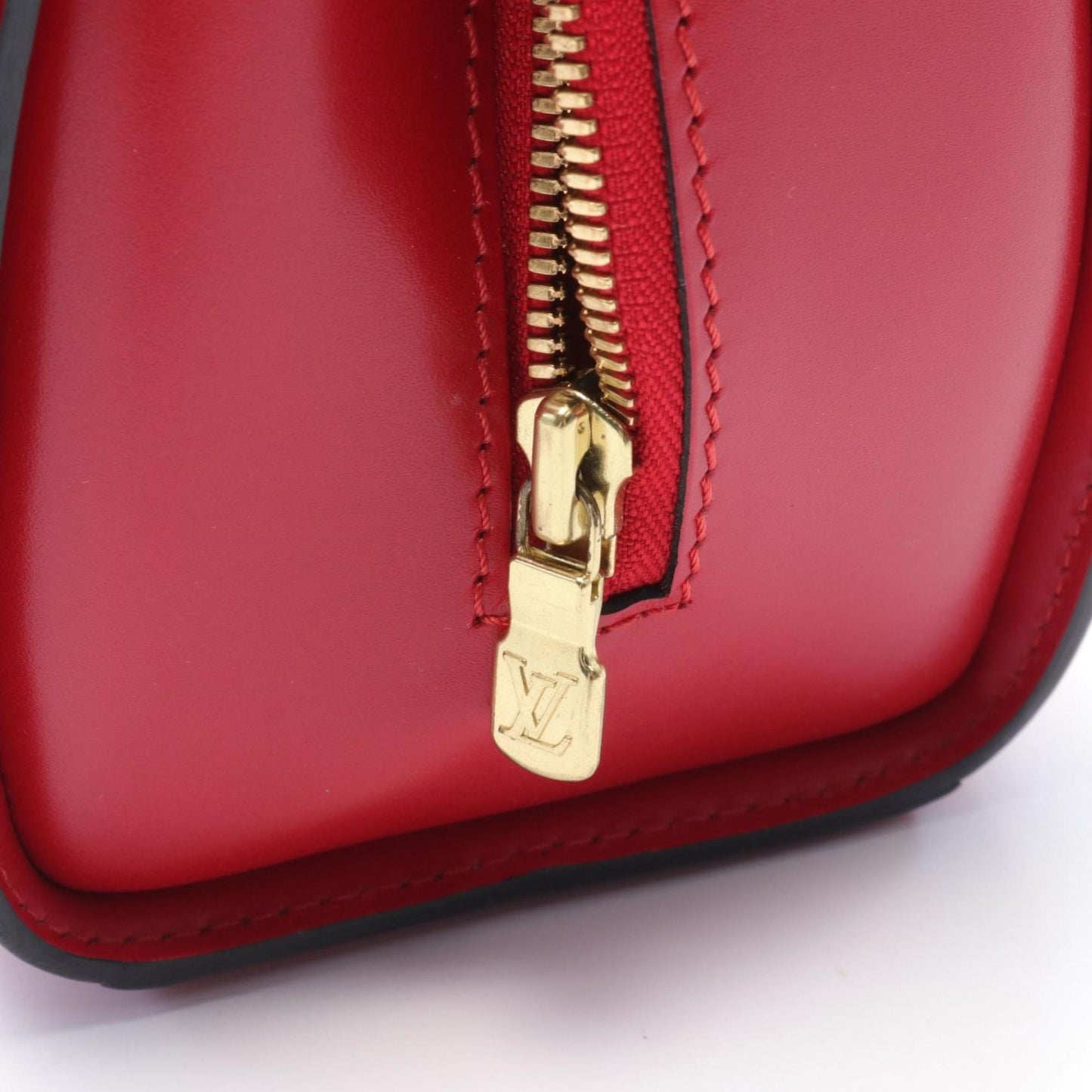 Louis Vuitton Pont Neuf, Red, Leather, handbag