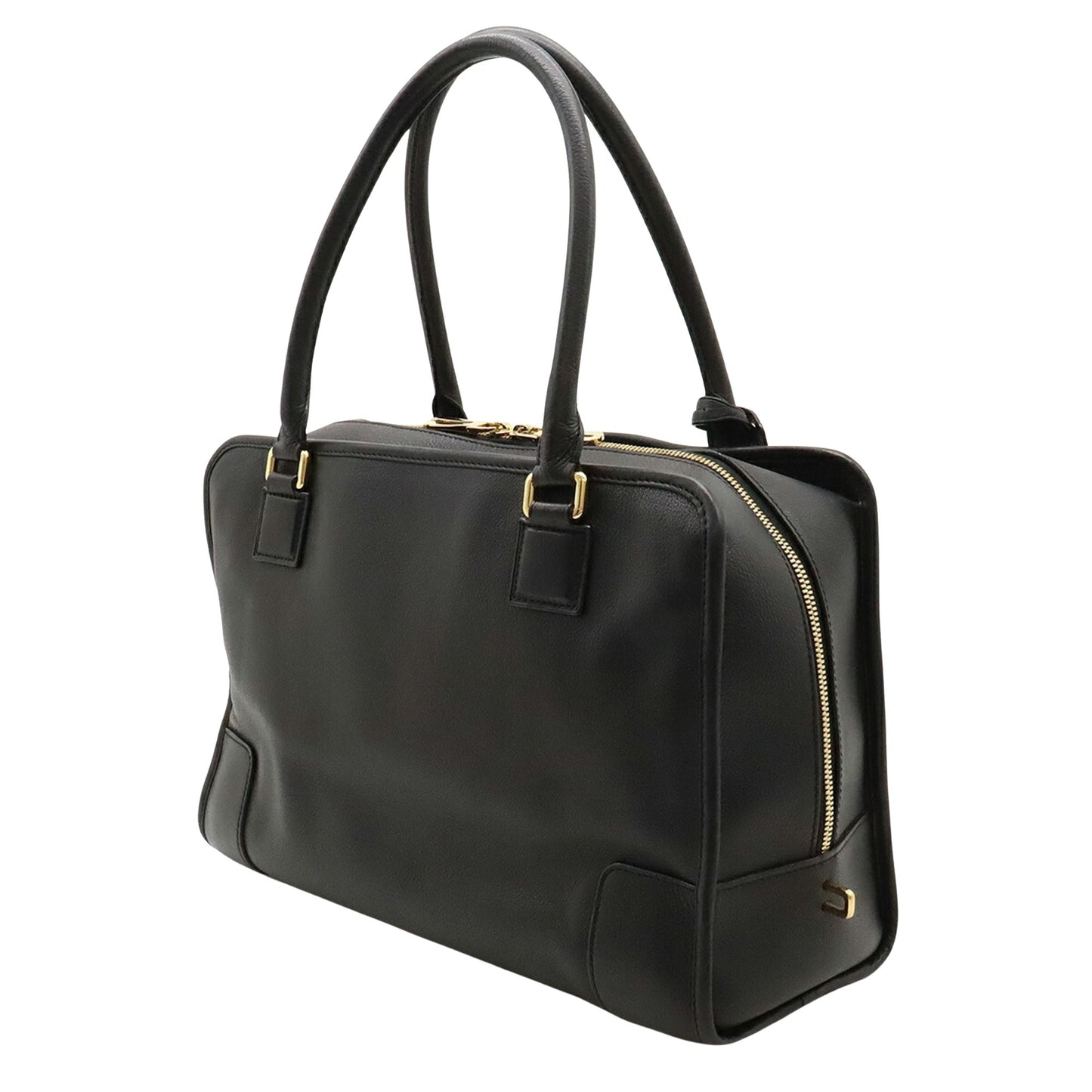 Loewe Amazona, Black, Leather, handbag