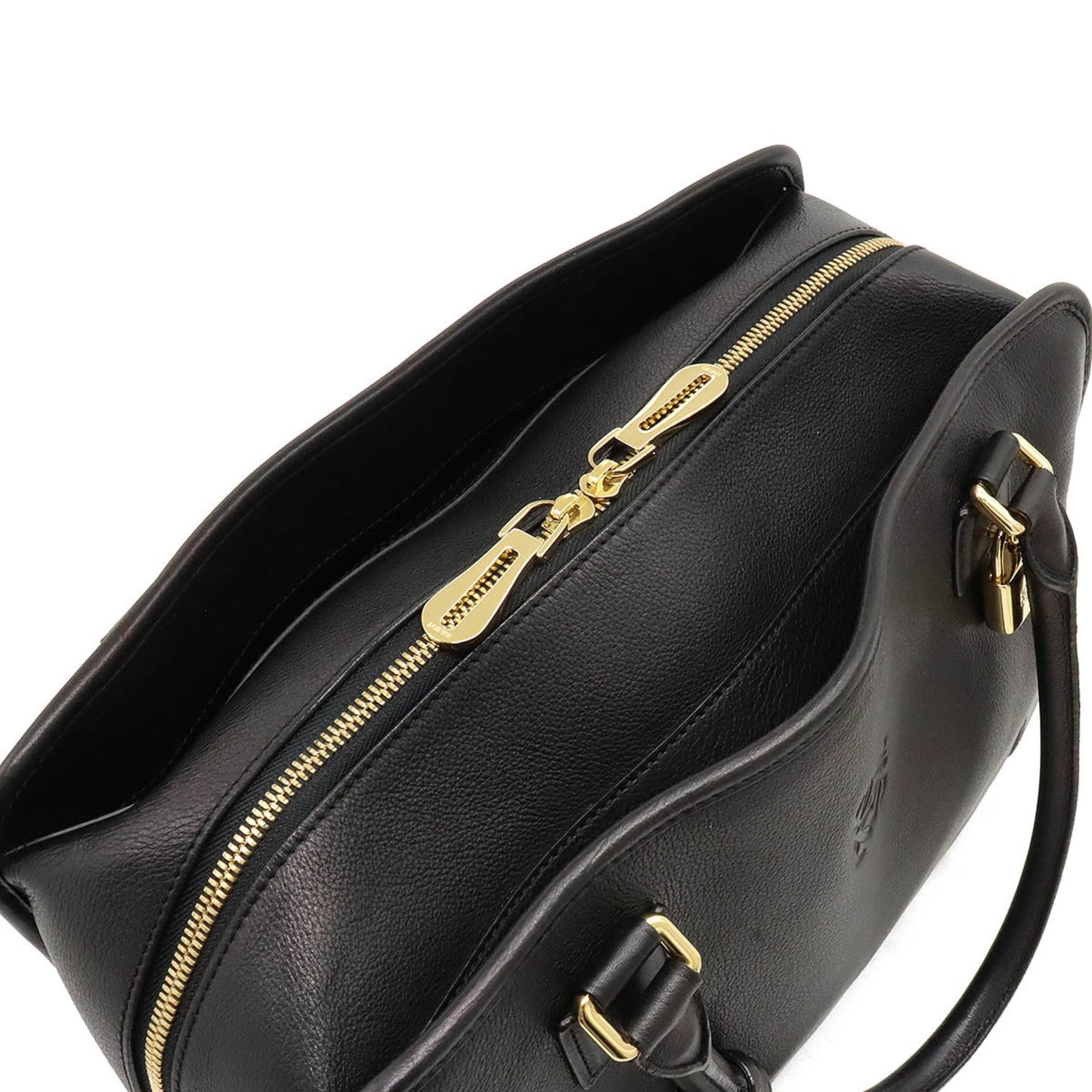 Loewe Amazona, Black, Leather, handbag