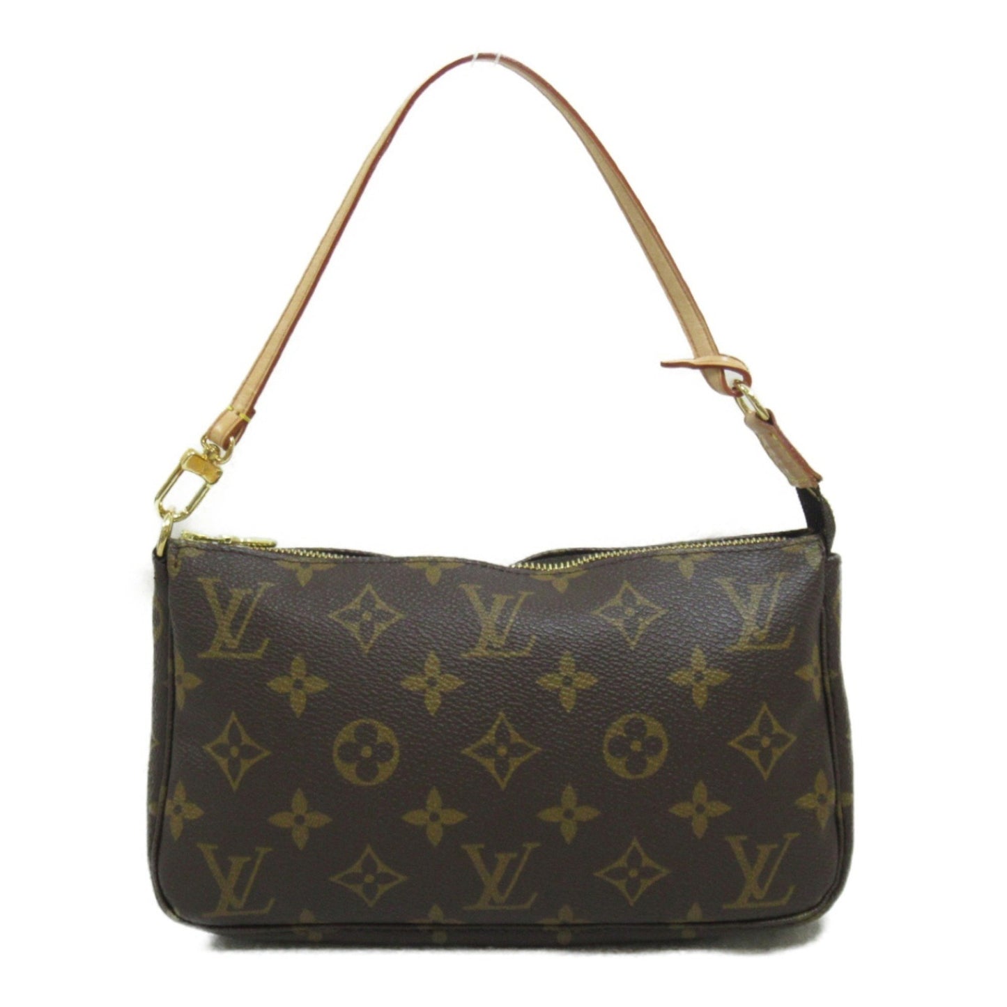 Louis Vuitton Pochette accessoires, Brown, Canvas, clutch