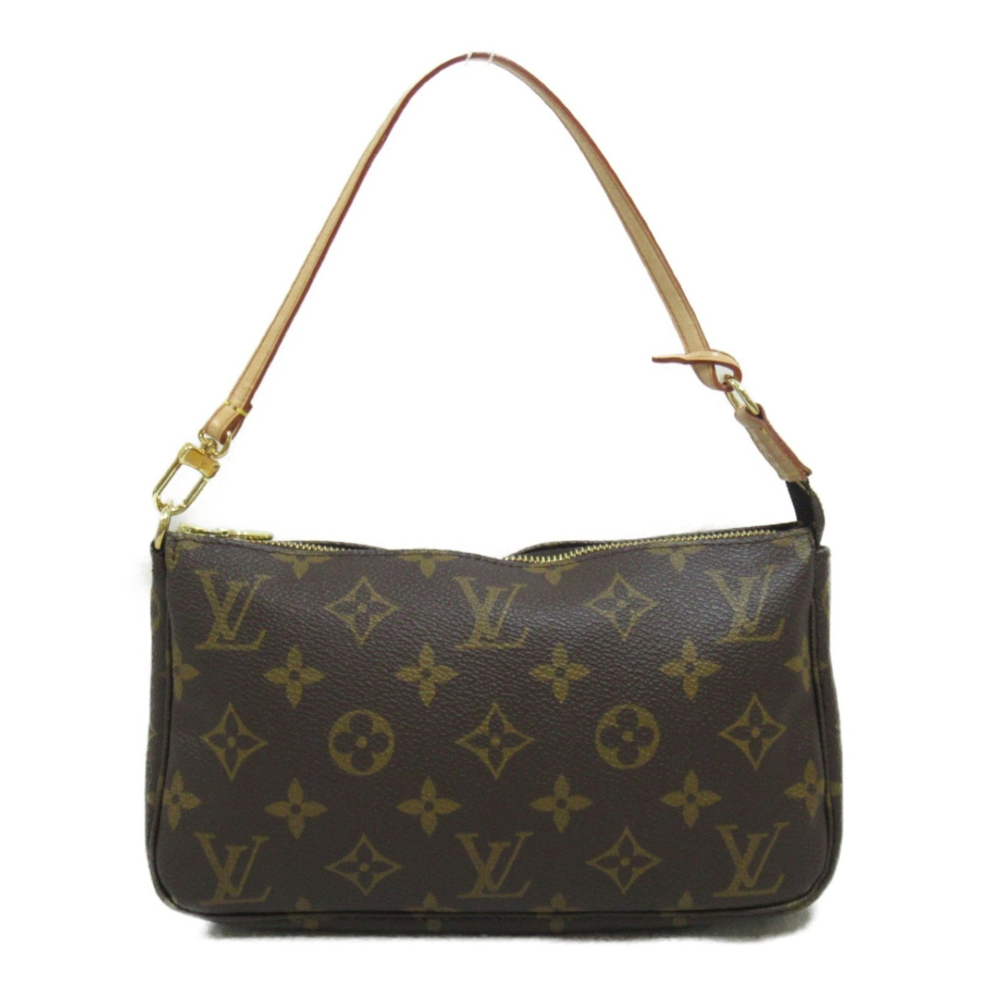 Louis Vuitton Pochette accessoires, Brown, Canvas, clutch