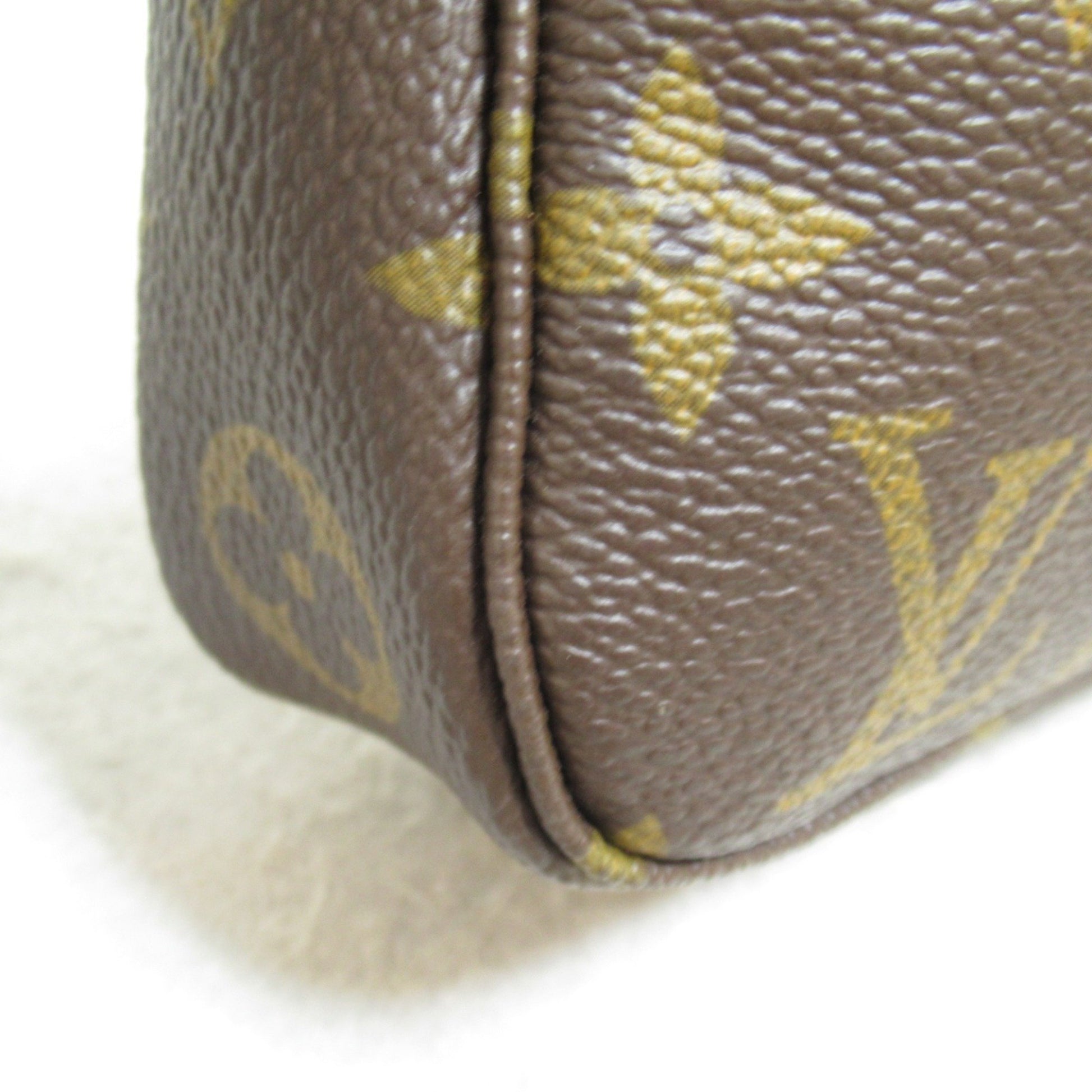 Louis Vuitton Pochette accessoires, Brown, Canvas, clutch