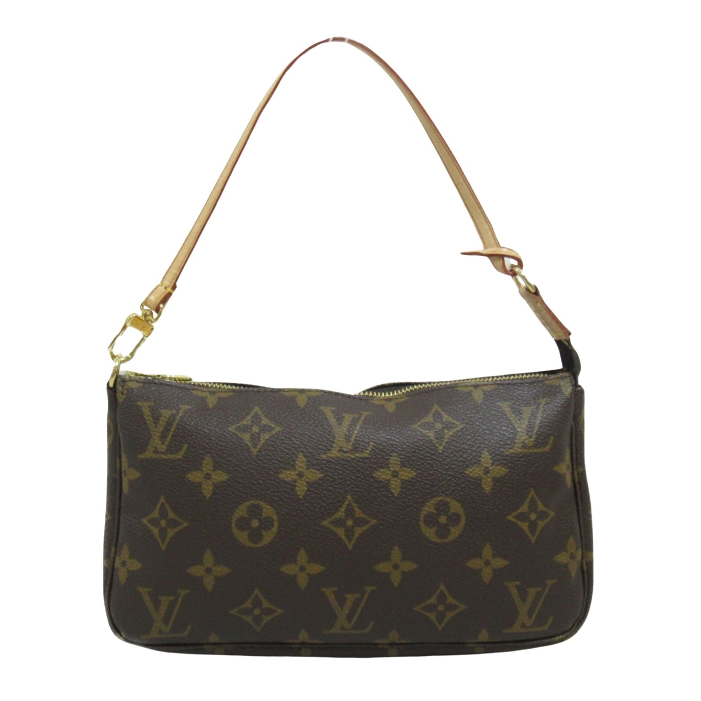 Louis Vuitton Pochette accessoires, Brown, Canvas, clutch