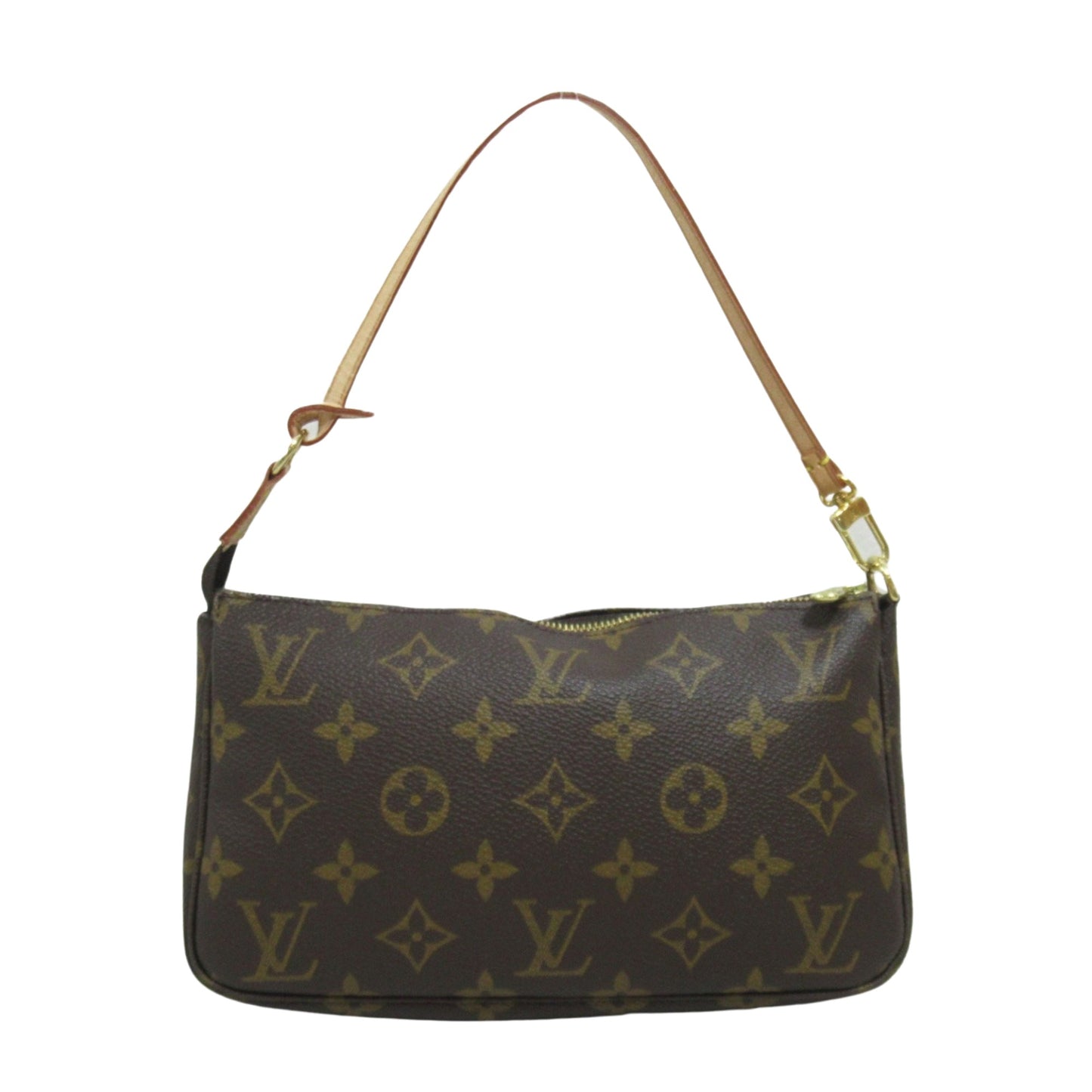 Louis Vuitton Pochette accessoires, Brown, Canvas, clutch