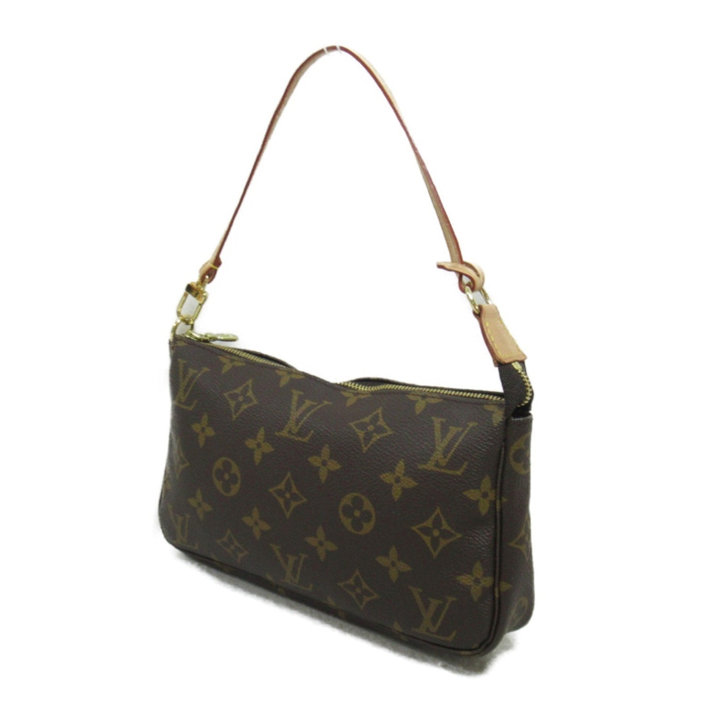 Louis Vuitton Pochette accessoires, Brown, Canvas, clutch