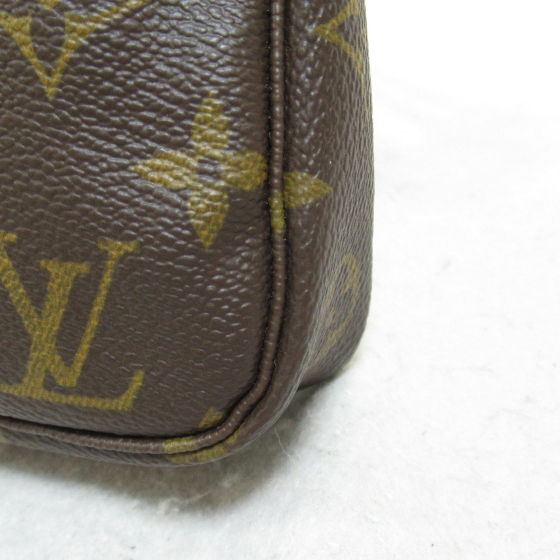 Louis Vuitton Pochette accessoires, Brown, Canvas, clutch