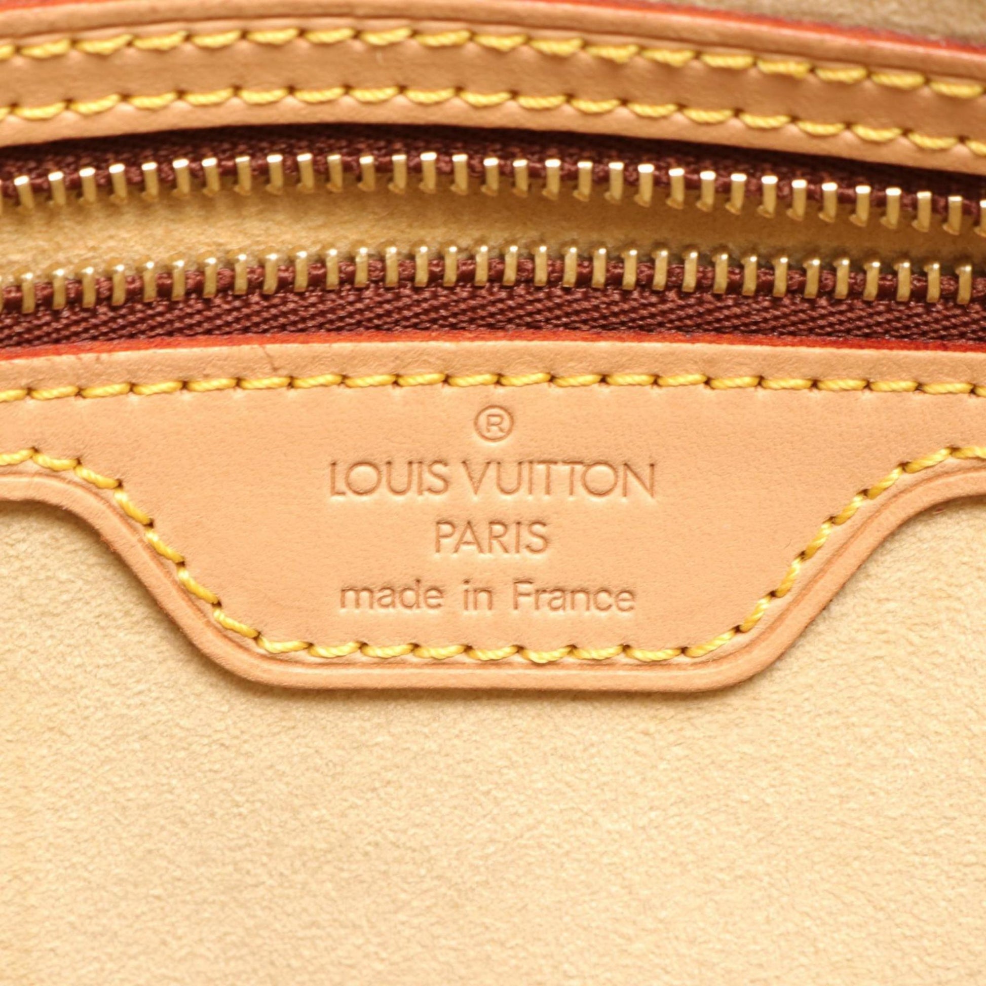 Louis Vuitton Looping, Brown, Canvas, shoulder