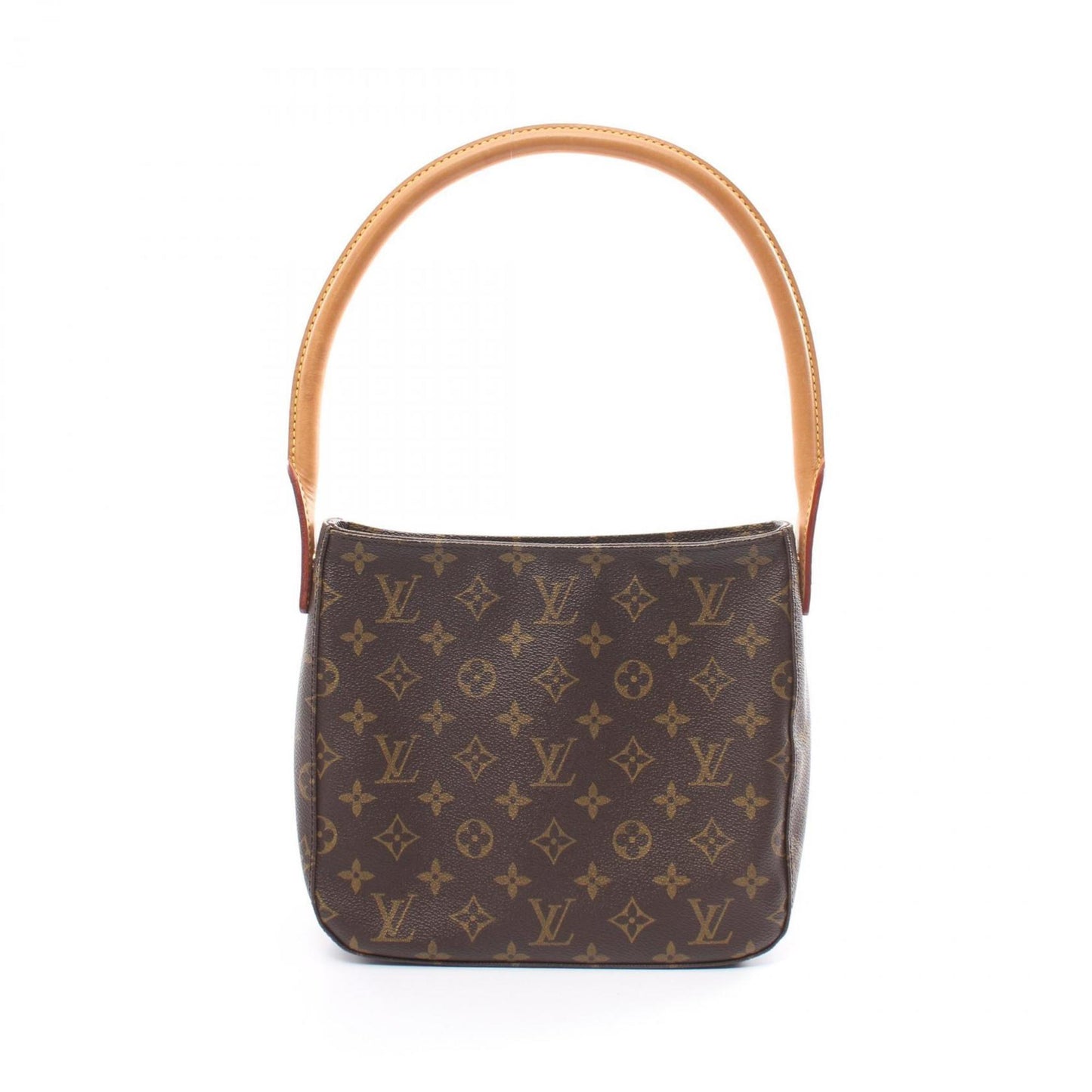 Louis Vuitton Looping MM, Brown, Canvas, shoulder