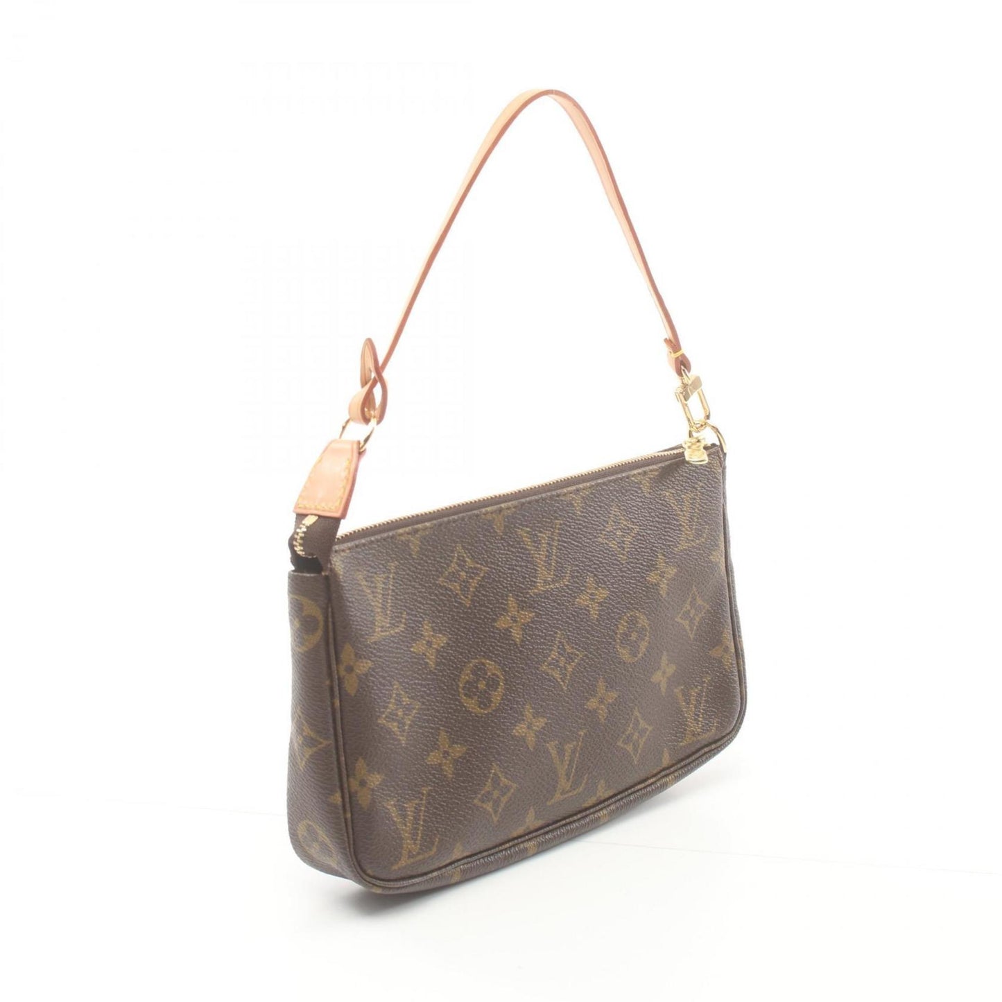 Louis Vuitton Pochette accessoires, Brown, Canvas, clutch