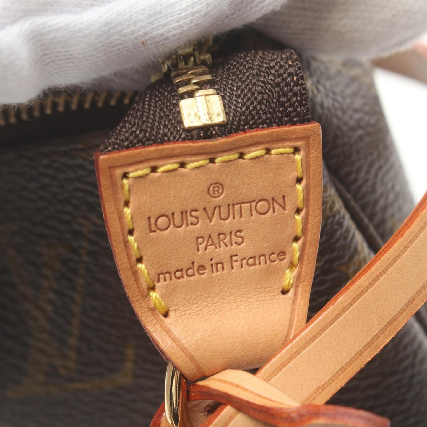 Louis Vuitton Pochette accessoires, Brown, Canvas, clutch