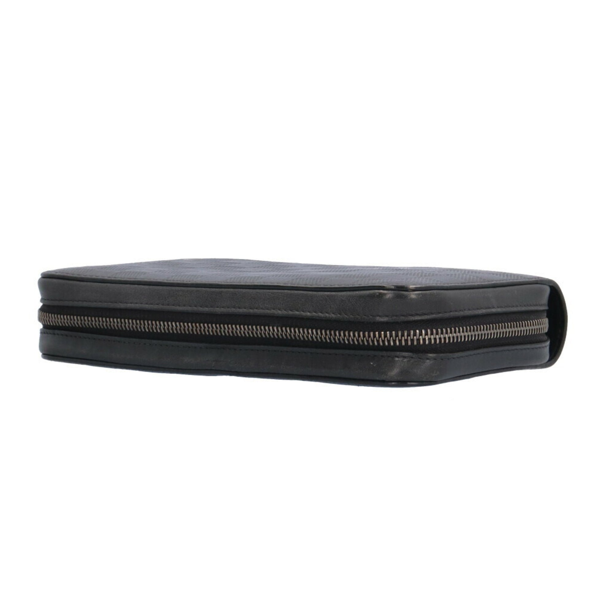 Louis Vuitton Zippy XL, Black, Leather, wallet