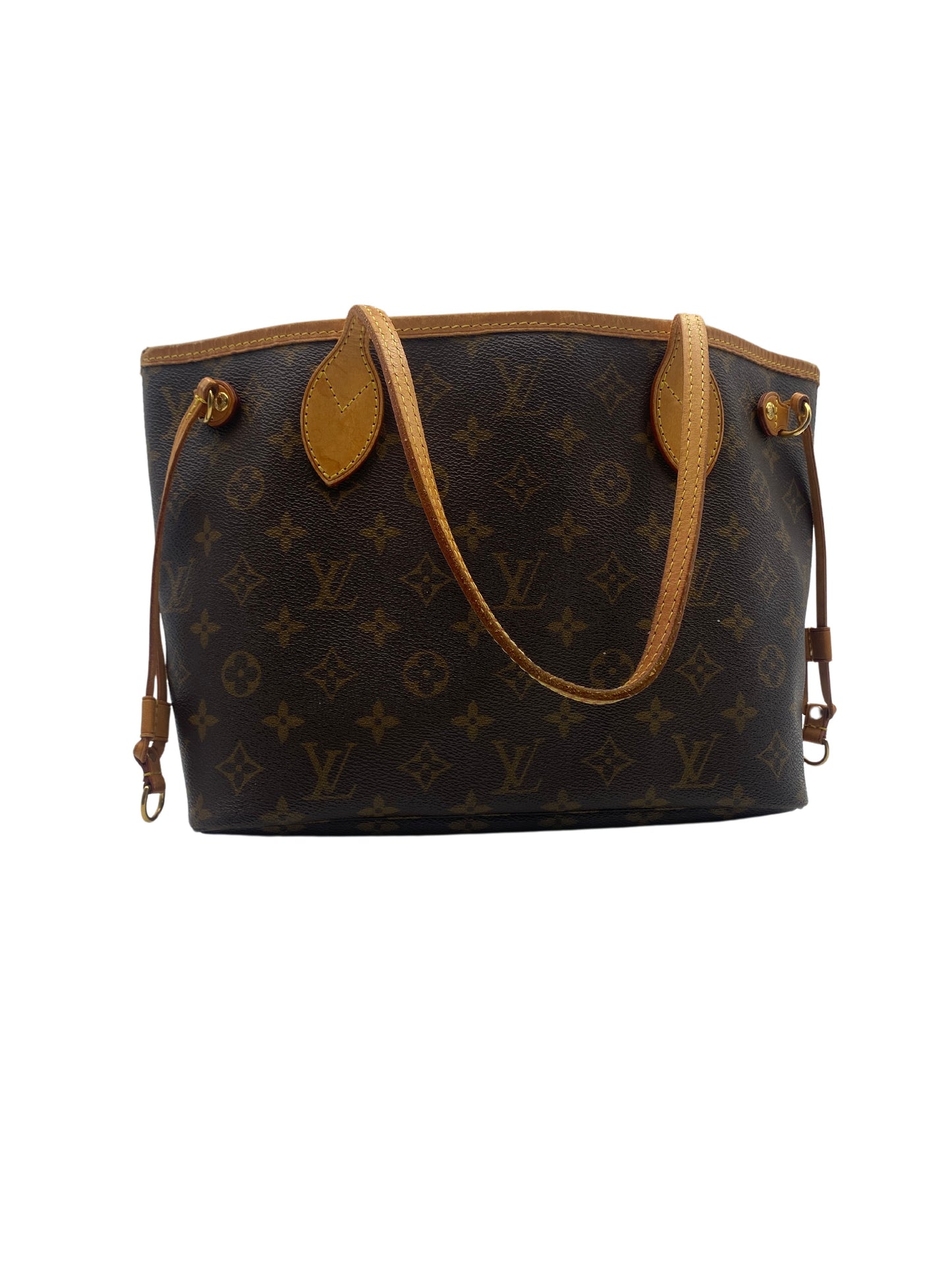 Louis Vuitton Neverfull PM, Brown, Canvas, tote